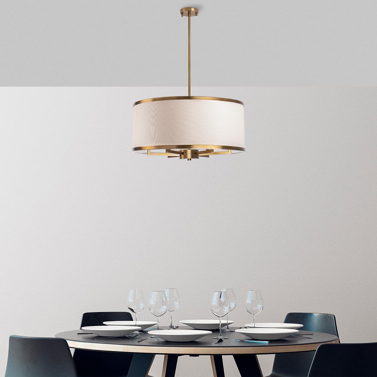 Way Pendellampe - Vintage in Vintage präsentiert im Onlineshop von KAQTU Design AG. Pendelleuchte ist von Opviq