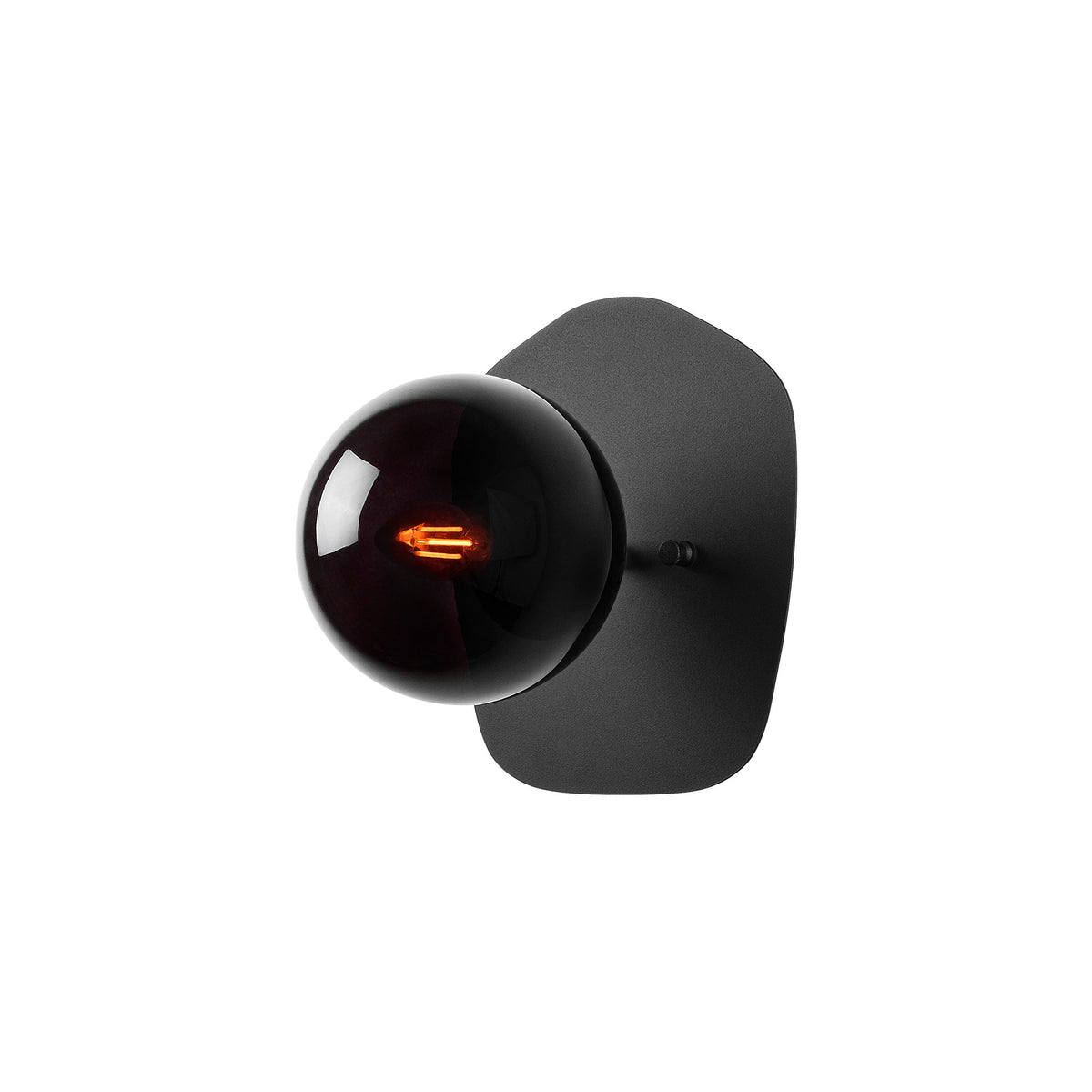 Well Wandleuchte - Schwarz in Schwarz präsentiert im Onlineshop von KAQTU Design AG. Wandleuchte ist von Opviq