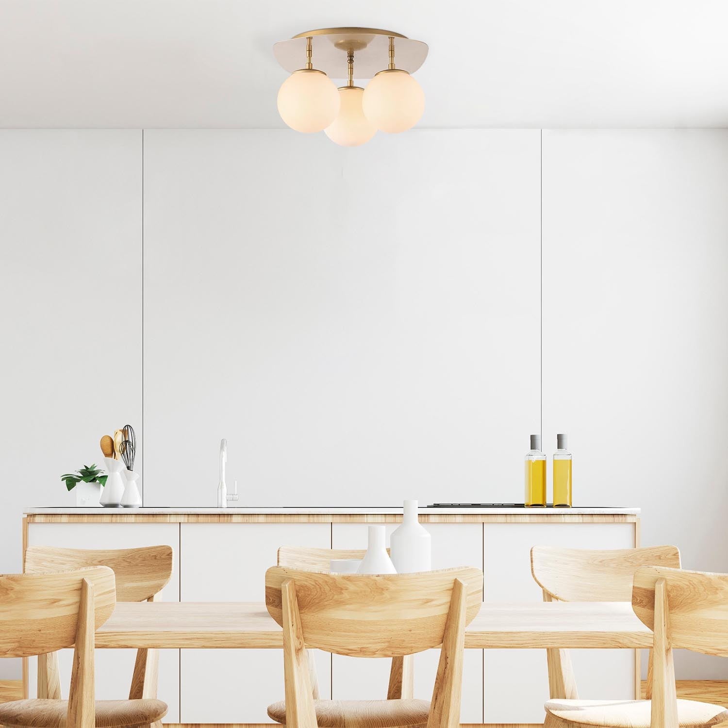 Well Deckenlampe - Gold in Gold präsentiert im Onlineshop von KAQTU Design AG. Deckenleuchte ist von Opviq