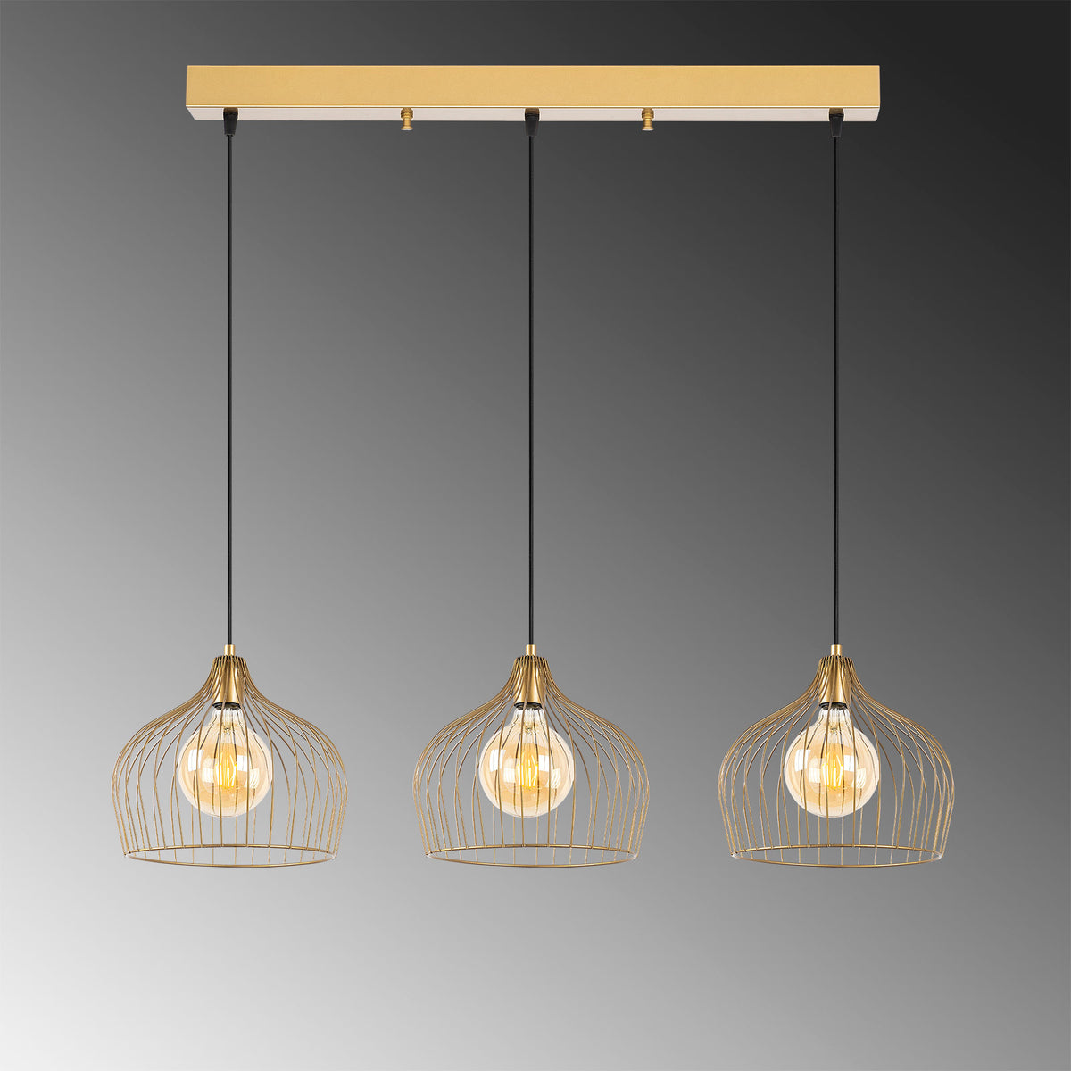 Bek Pendellampe - Glänzendes Gold in Glänzendes Gold präsentiert im Onlineshop von KAQTU Design AG. Pendelleuchte ist von Opviq
