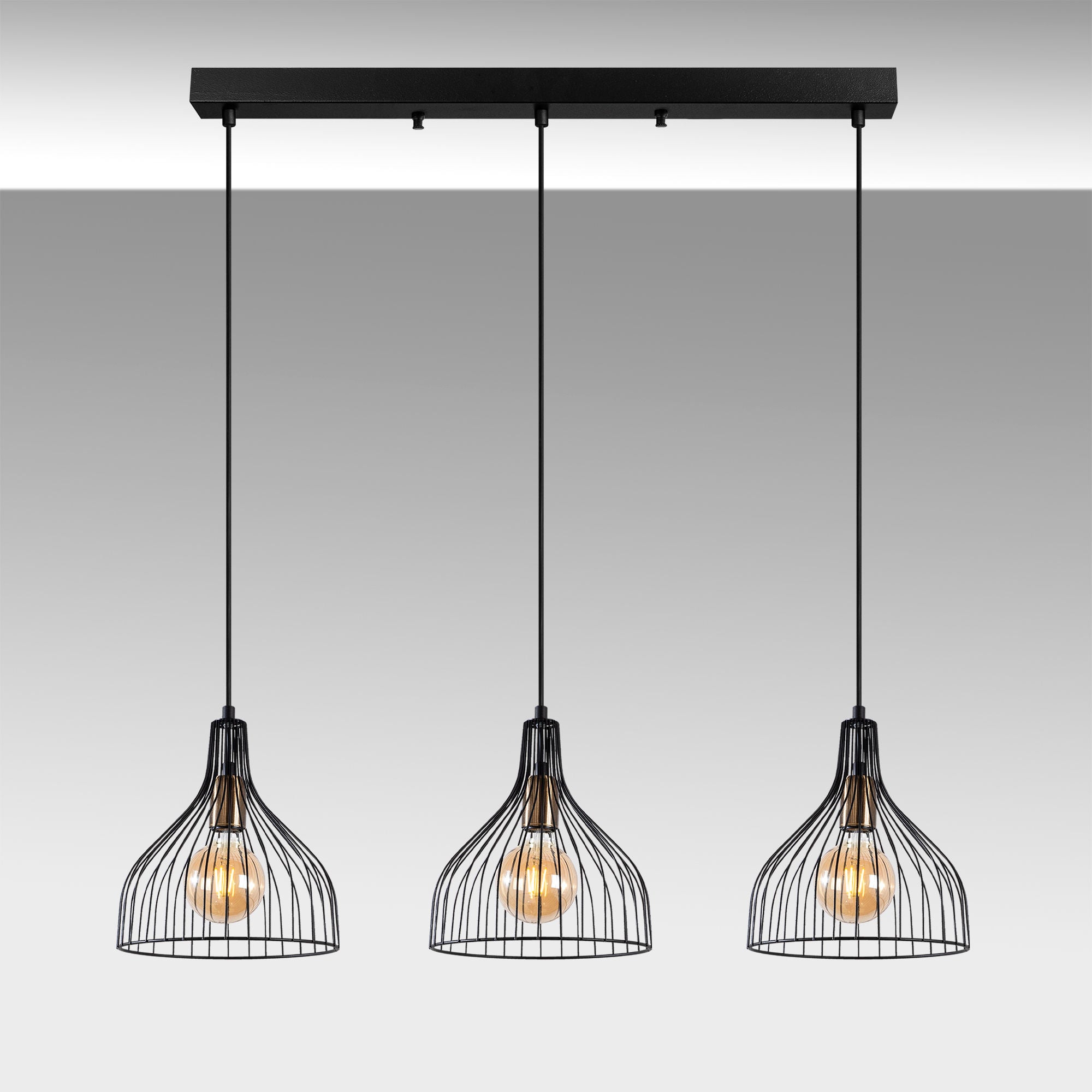 Cafu Pendellampe - Schwarz Antiquität in Schwarz Antiquität präsentiert im Onlineshop von KAQTU Design AG. Pendelleuchte ist von Opviq