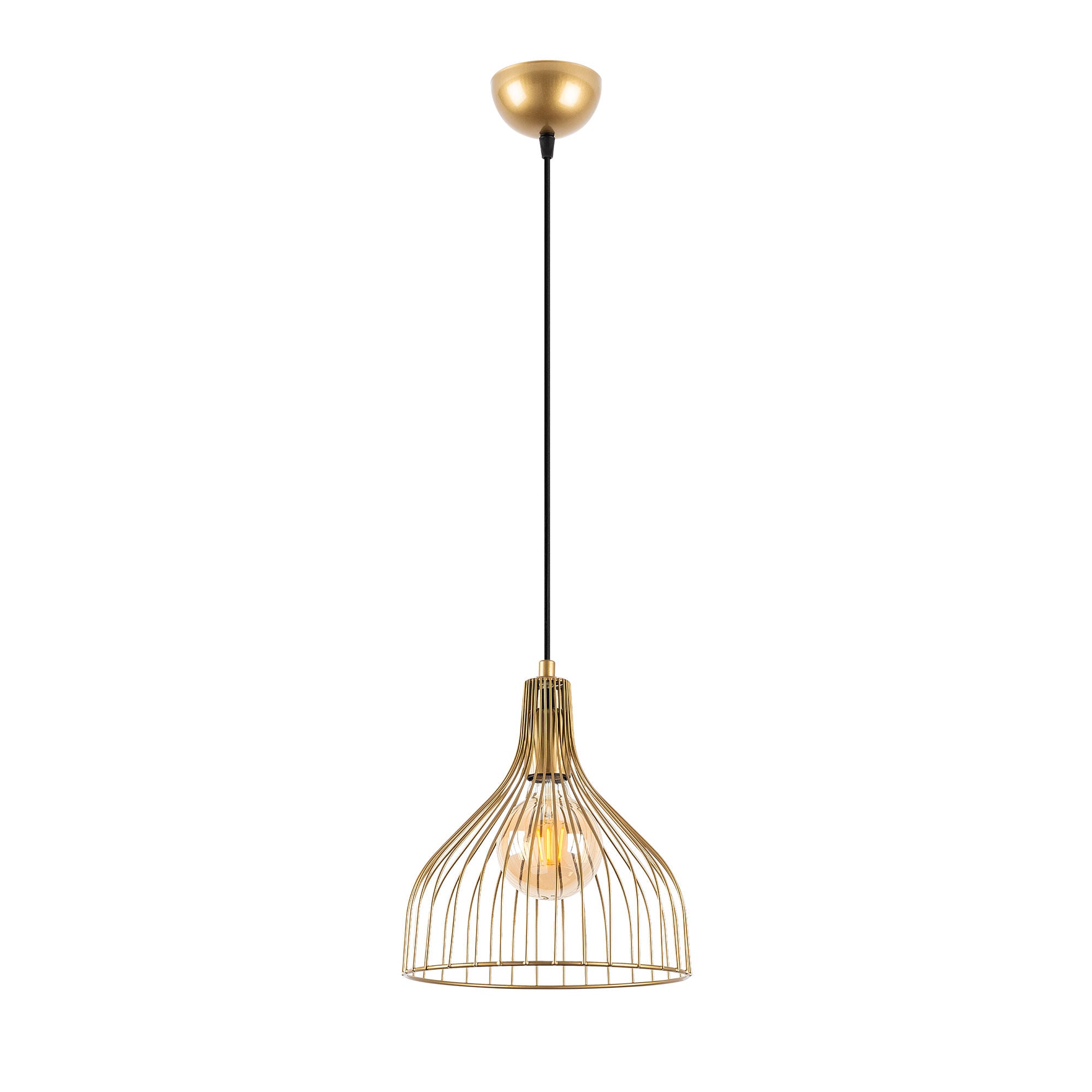 Cafu - 11566 in Glänzendes Gold präsentiert im Onlineshop von KAQTU Design AG. Pendelleuchte ist von Opviq