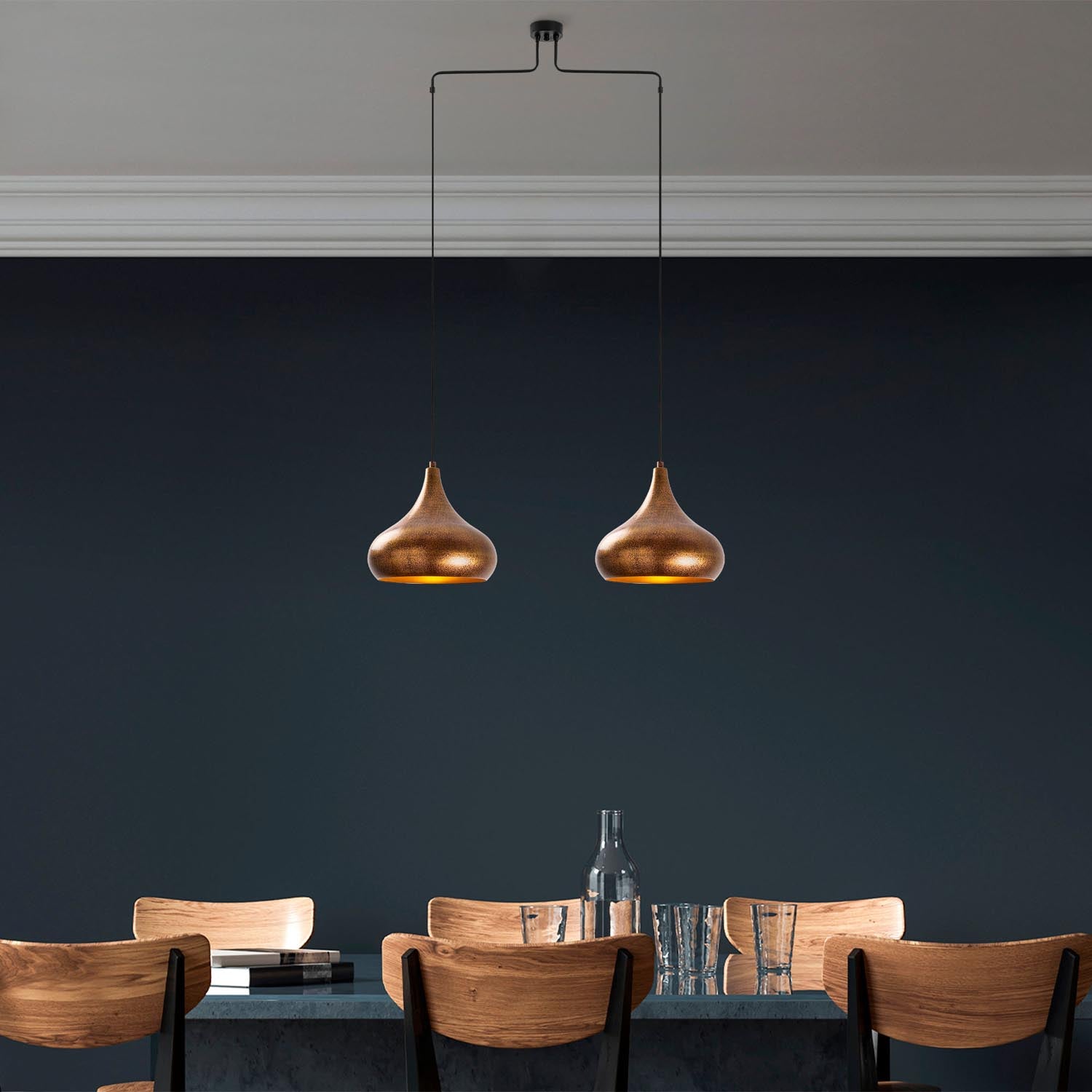 Muba pendant lamp - patina