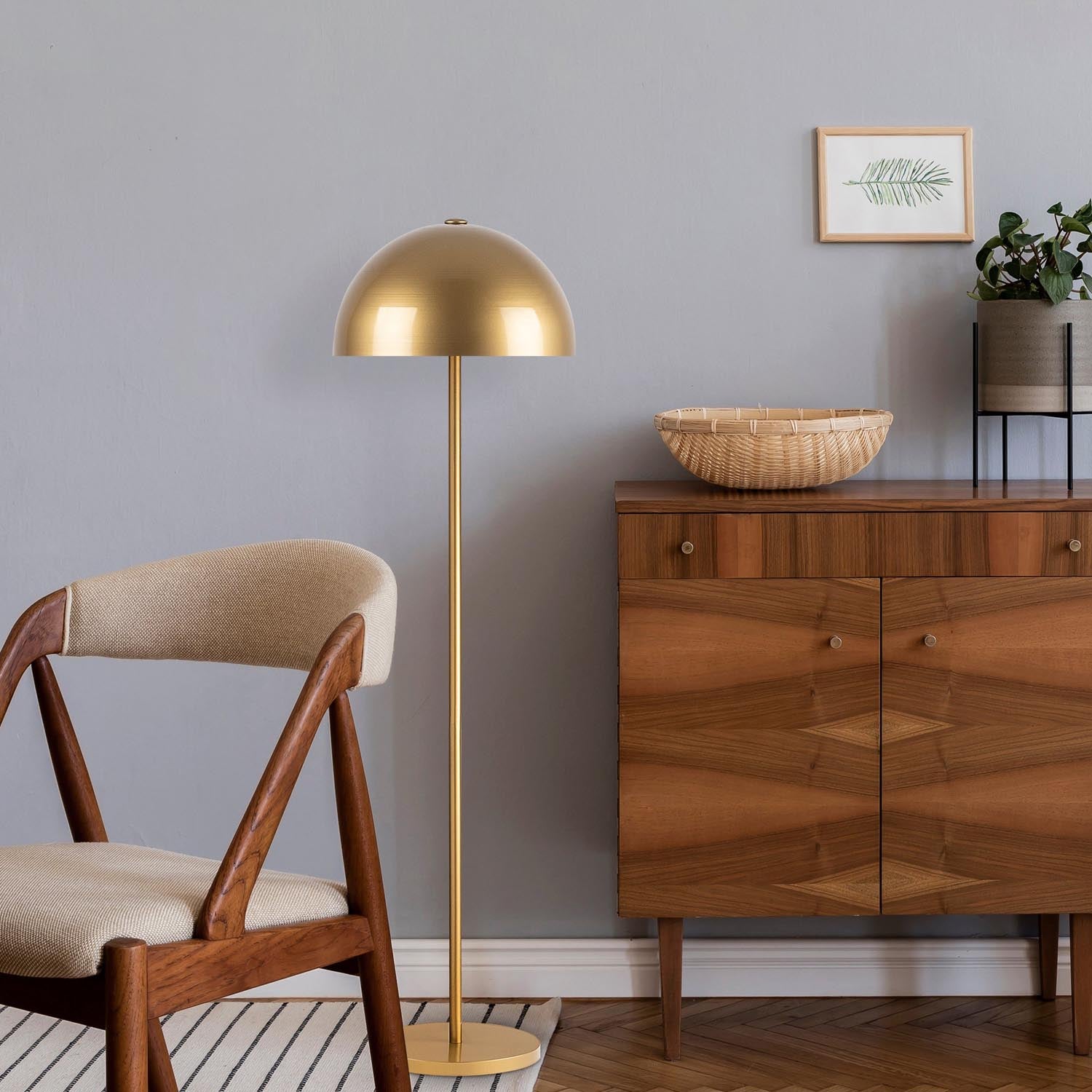 Lampadaire mélangé - or