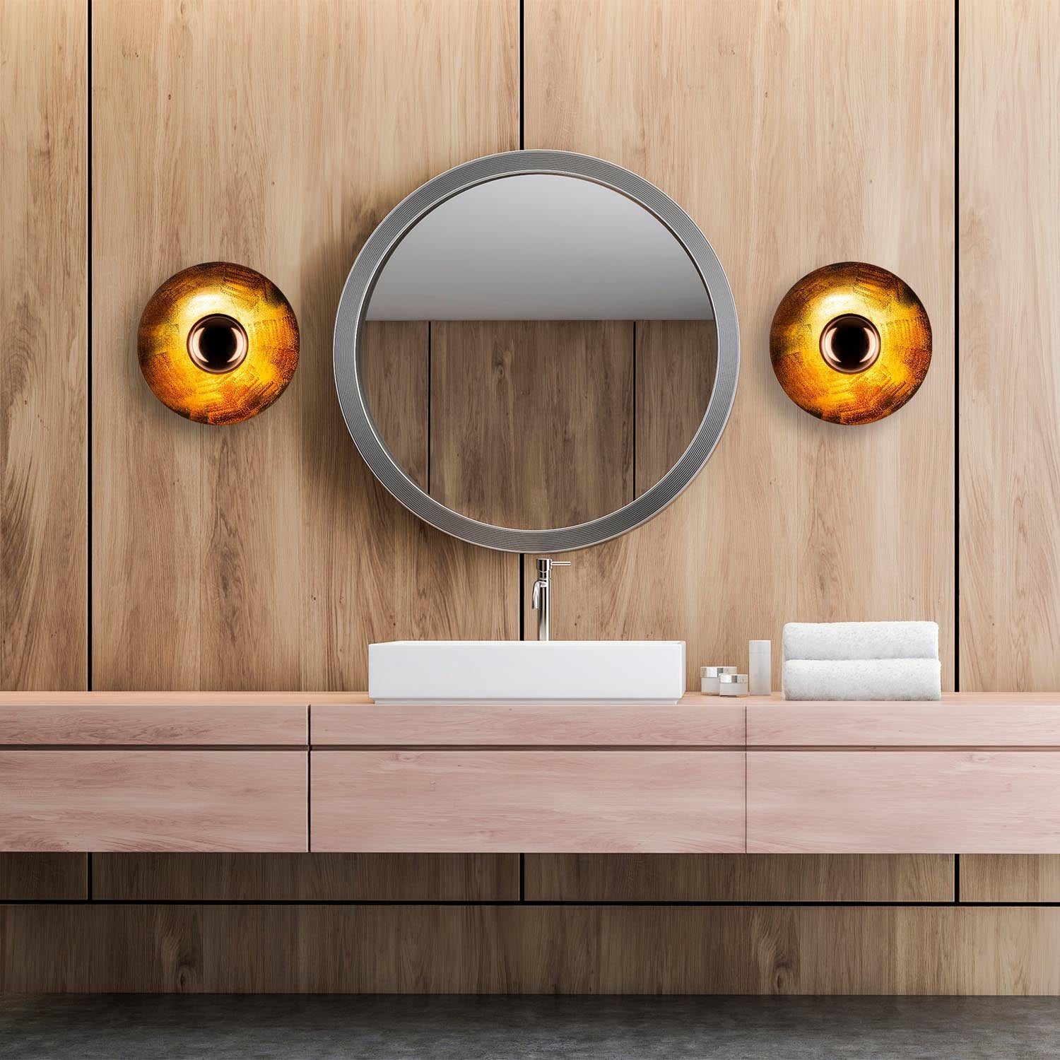 Stilvolle Kupfer-Wandleuchte von Opviq: Setzen Sie Akzente in Ihrem Zuhause mit dieser eleganten Lampe, die für ein warmes, einladendes Licht sorgt.