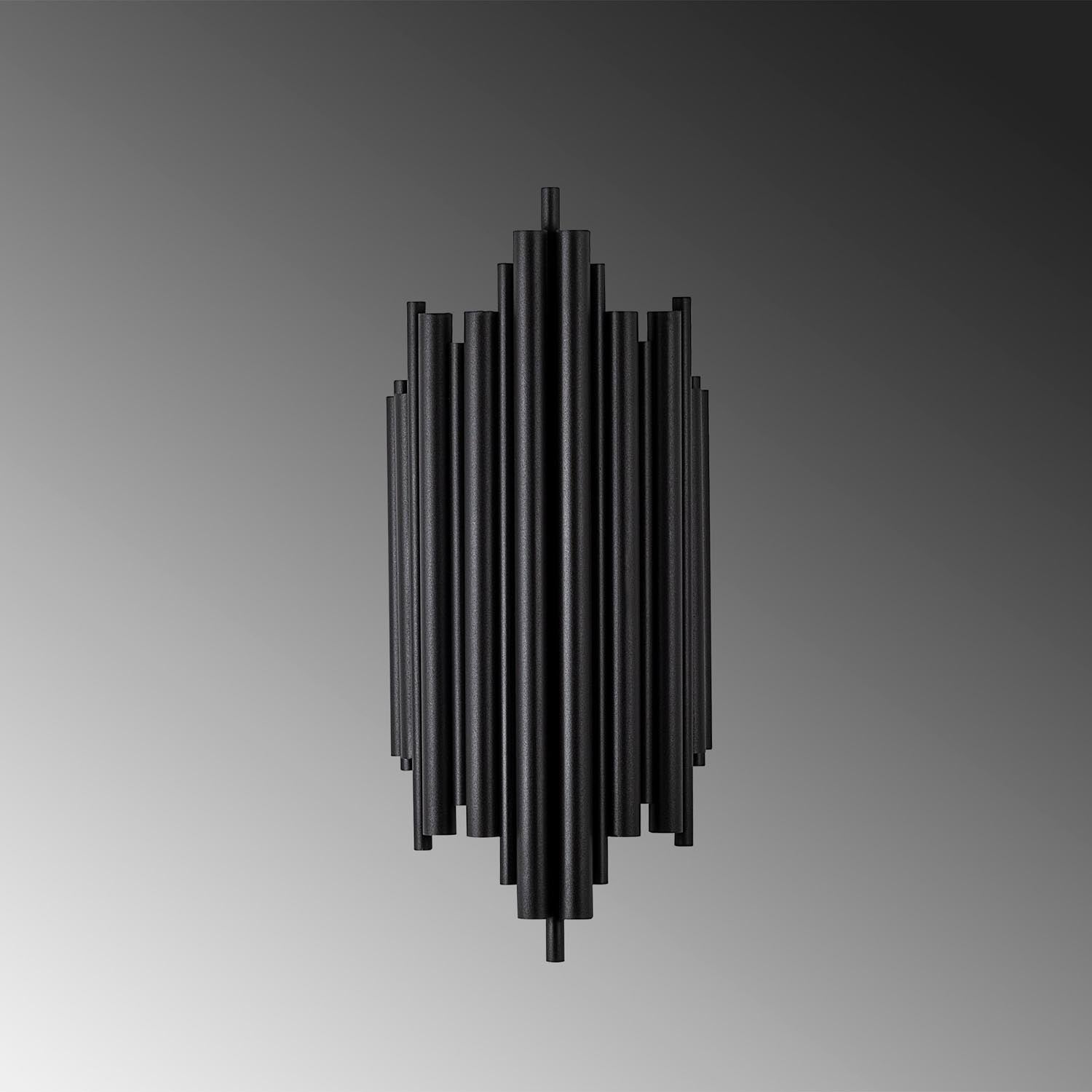 Entdecken Sie die elegante Reis Wandleuchte in Schwarz von Opviq. Sie vereint modernes Design mit warmem Licht und schafft eine einladende Atmosphäre.