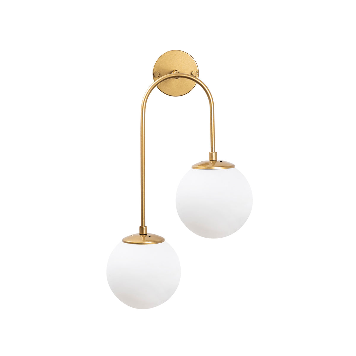 Jewel Wandleuchte - Glänzendes Gold in Glänzendes Gold präsentiert im Onlineshop von KAQTU Design AG. Wandleuchte ist von Opviq