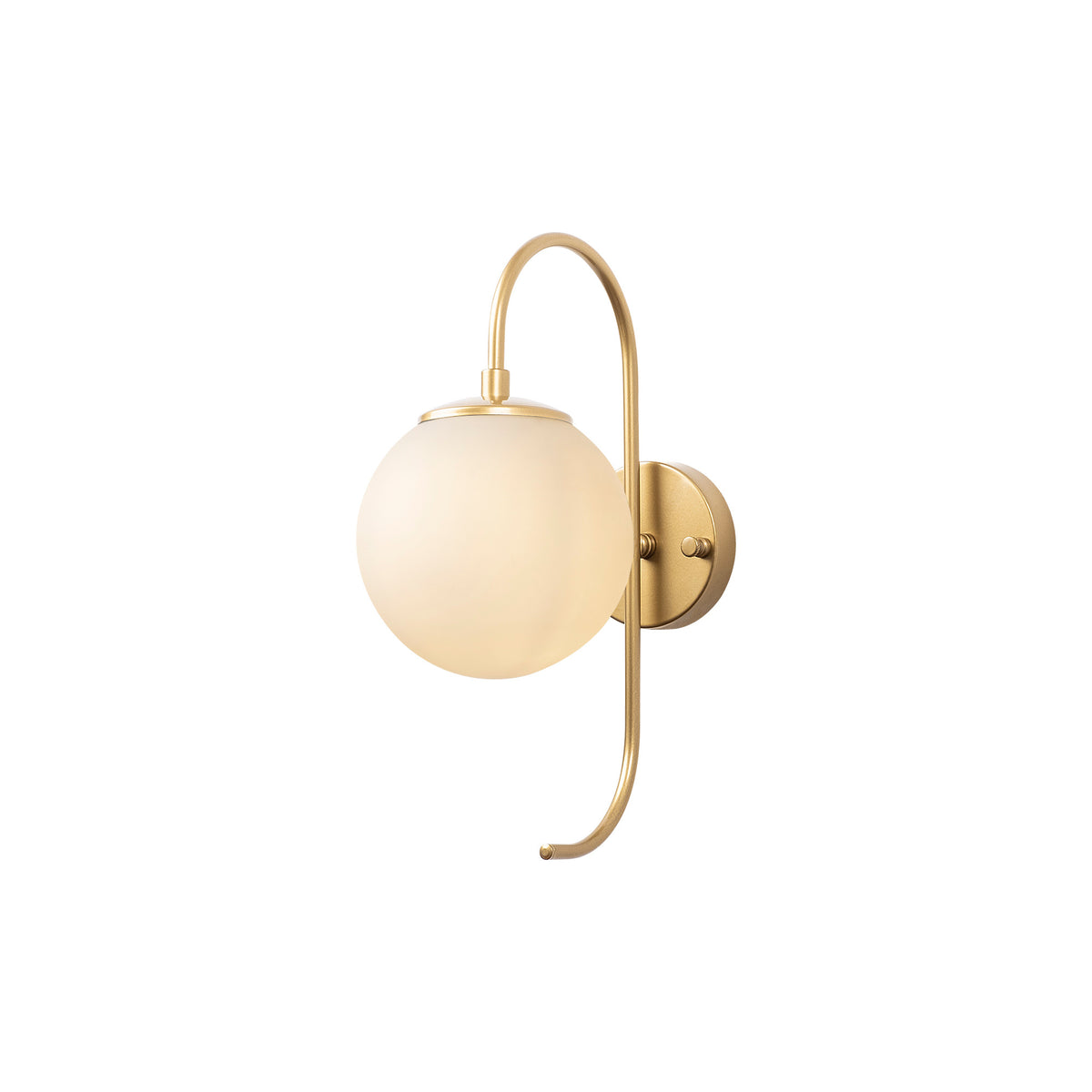 Jewel Wandleuchte - Glänzendes Gold in Glänzendes Gold präsentiert im Onlineshop von KAQTU Design AG. Wandleuchte ist von Opviq