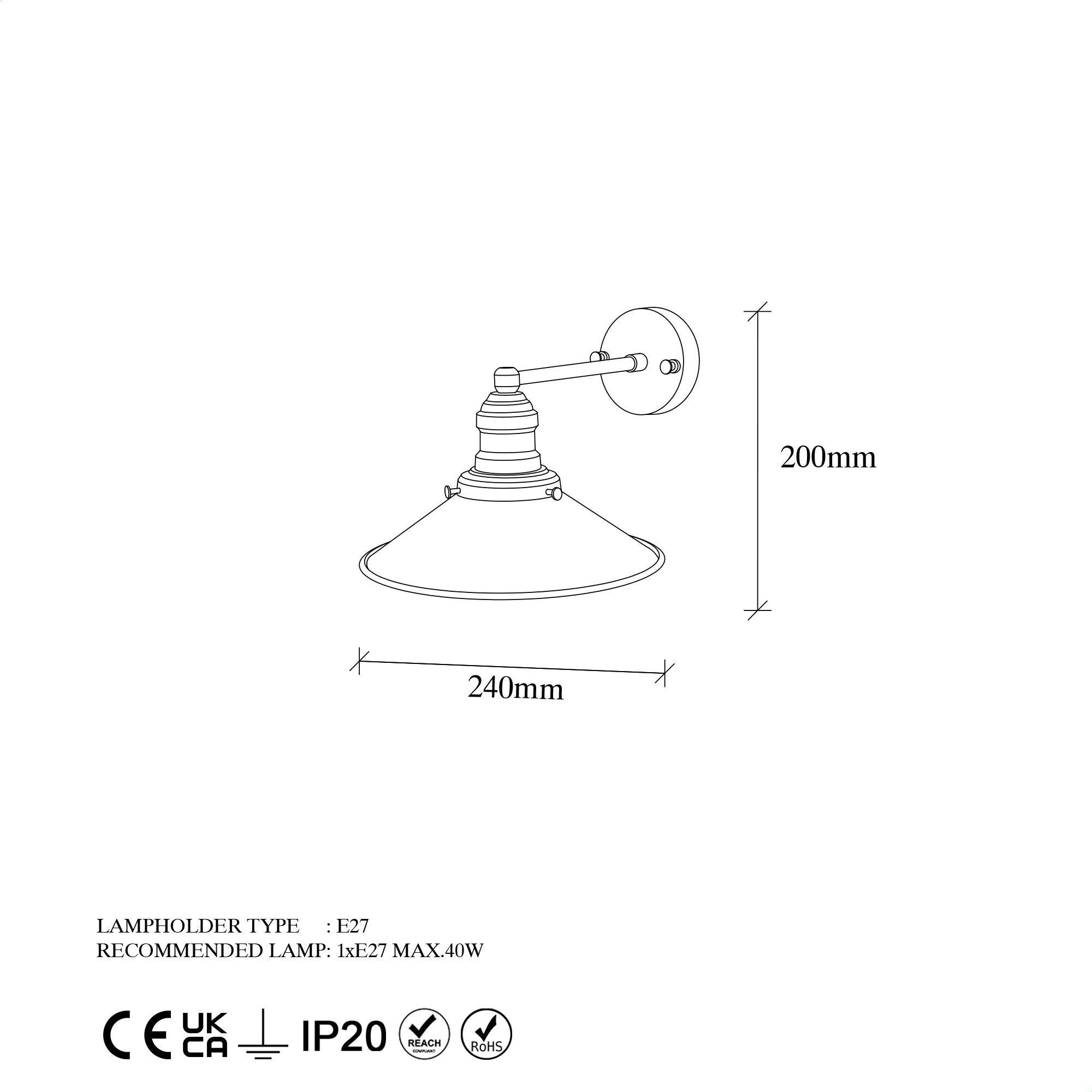 Verleihen Sie Ihrem Zuhause mit der Conical Wandleuchte in Schwarz Antiquität von Opviq einen Hauch von Eleganz und Vintage-Charme. Perfekt für stilvolle Akzente!