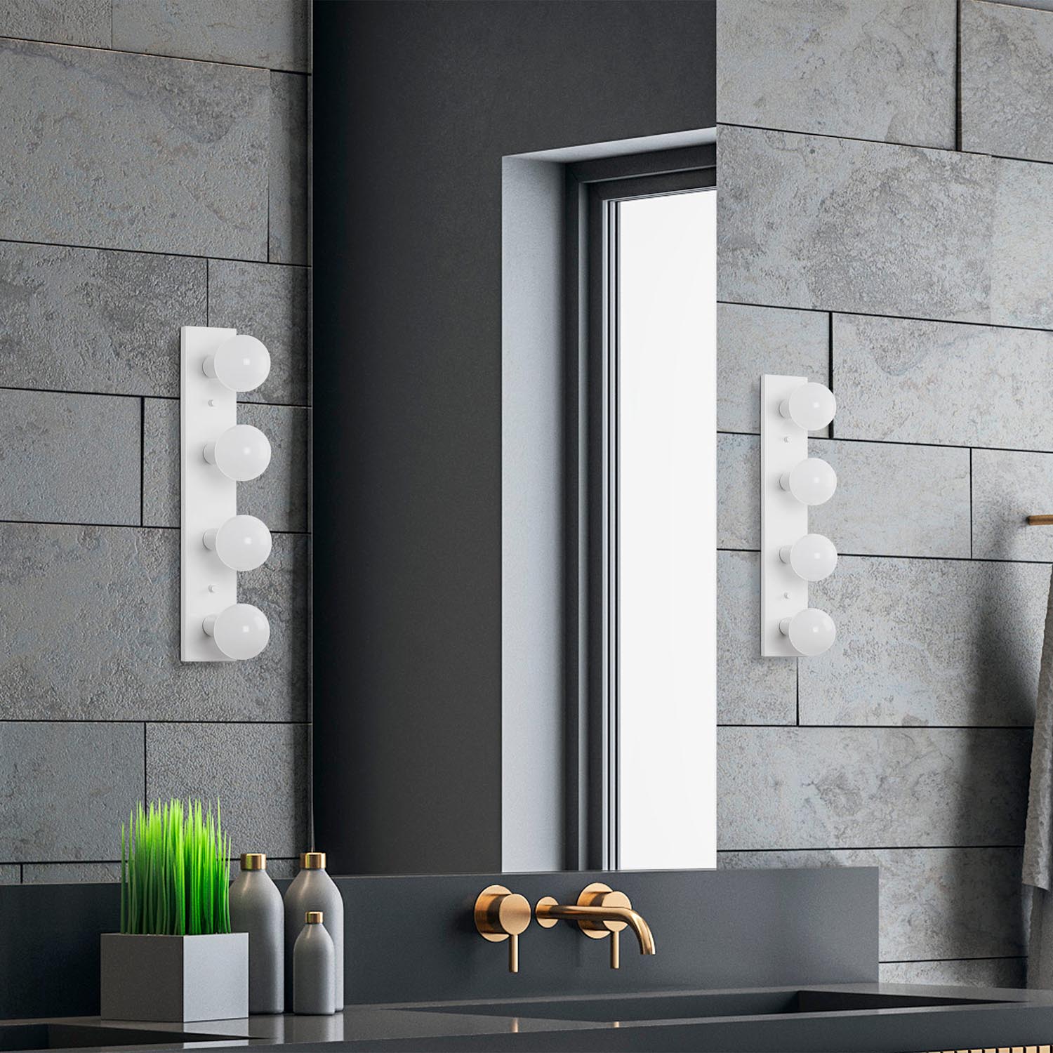 Verleihen Sie Ihrem Zuhause mit der eleganten Mirro Wandleuchte in Weiß von Opviq einen Hauch von Raffinesse und schaffen Sie eine warme, einladende Stimmung.