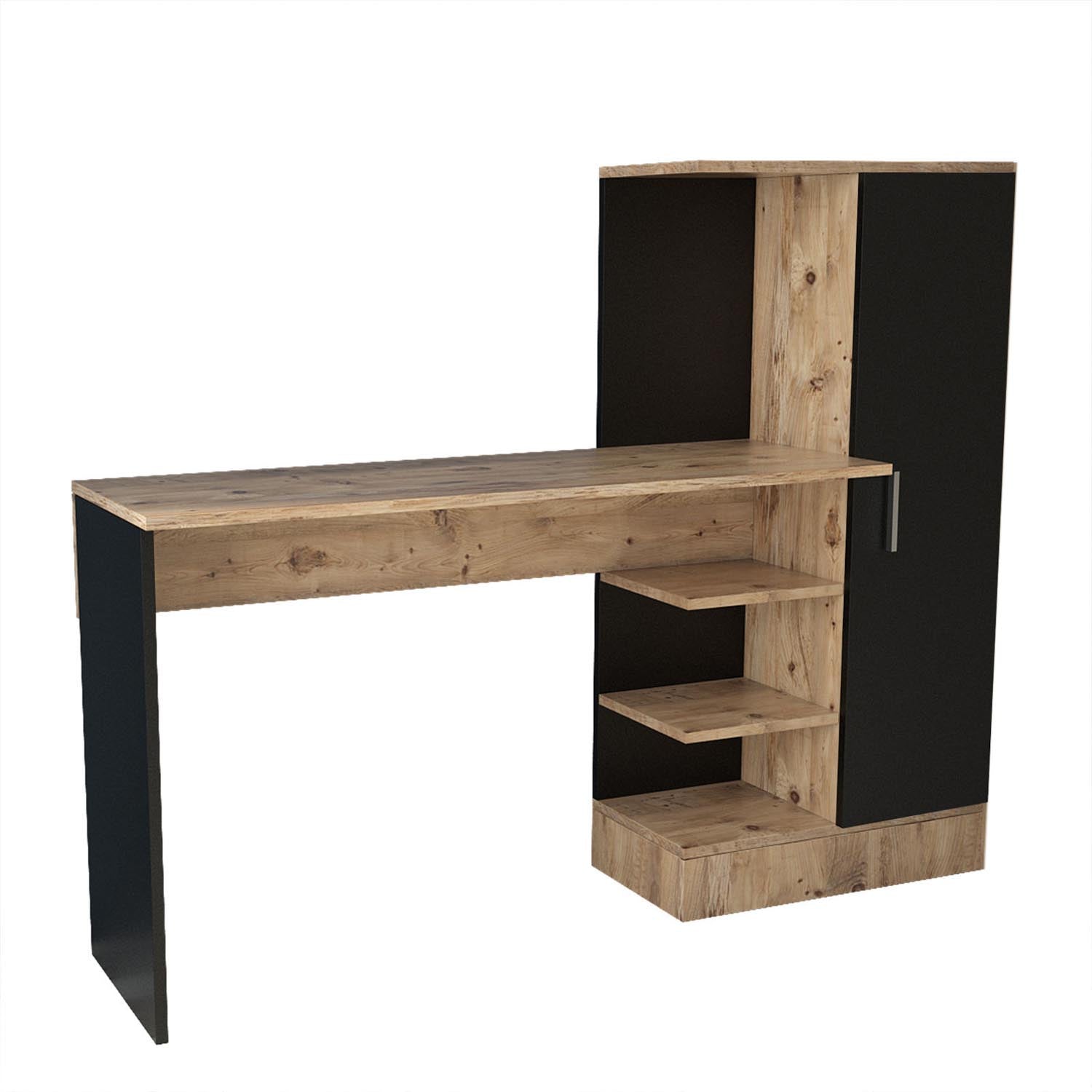 Ct2-Ab in Atlantische Kiefer Schwarz präsentiert im Onlineshop von KAQTU Design AG. Schreibtisch ist von Hanah Home