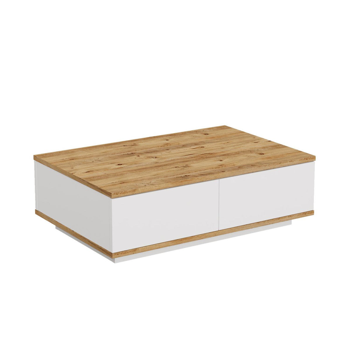 Fr14 Sofatisch - Atlantische Kiefer Weiss in Atlantische Kiefer Weiss präsentiert im Onlineshop von KAQTU Design AG. Couchtisch ist von Hanah Home