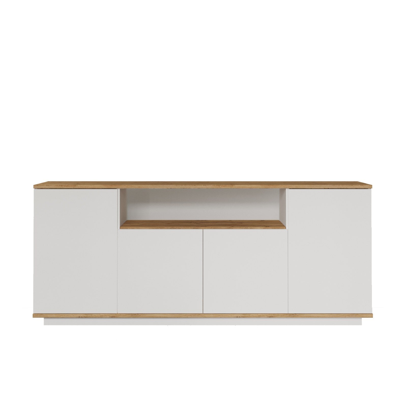 Fr15-Aw in Atlantische Kiefer Weiss präsentiert im Onlineshop von KAQTU Design AG. High-Sideboard ist von Hanah Home