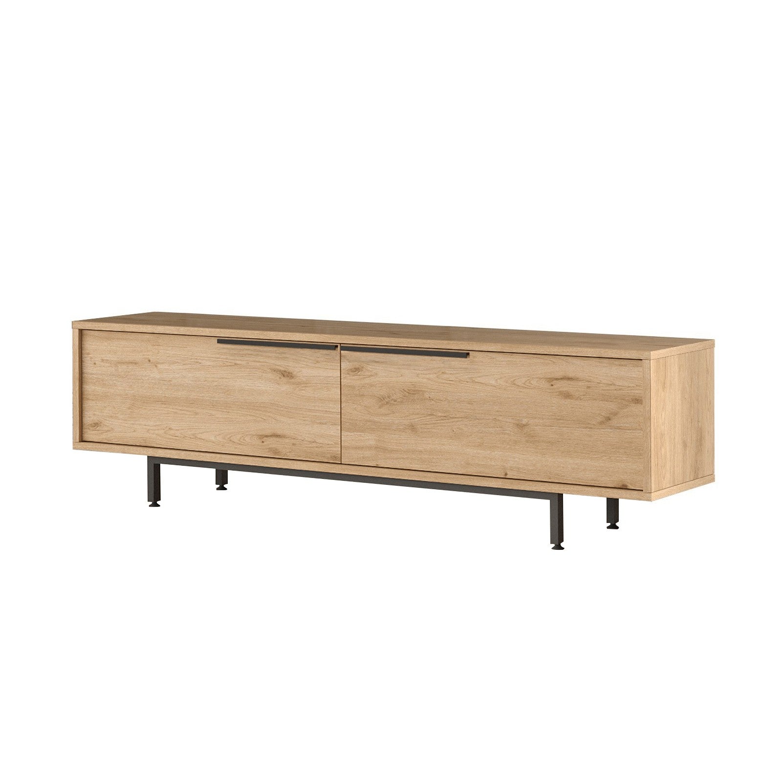 Gestalten Sie Ihr Wohnzimmer neu mit dem eleganten On1 Sideboard in Walnuss von Hanah Home – die perfekte Kombination aus Stil und praktischer Funktionalität.