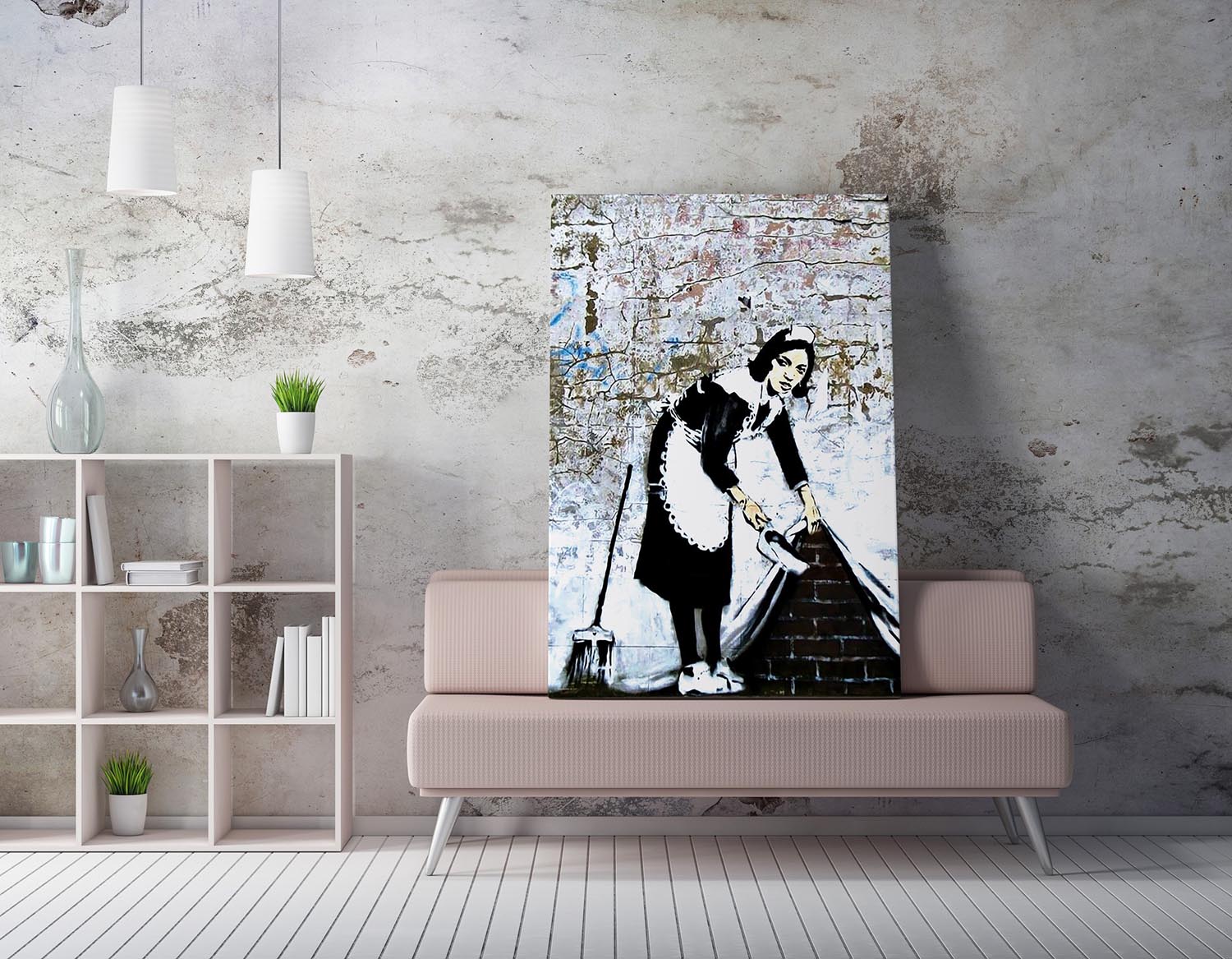 Verleihen Sie Ihrem Raum mit dem gerahmten Bild WY35 (50 x 70) von Wallity einen kreativen Akzent. Kunst, die begeistert!