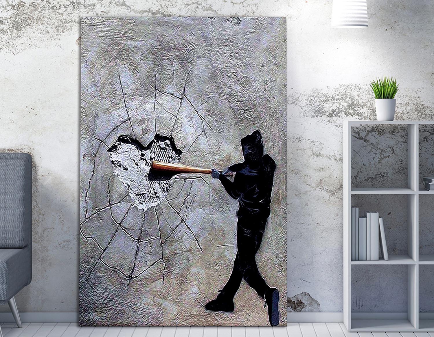 Entdecken Sie das beeindruckende gerahmte Kunstwerk WY45 (50 x 70) von Wallity. Bringen Sie Farbe und Inspiration in Ihr Zuhause!