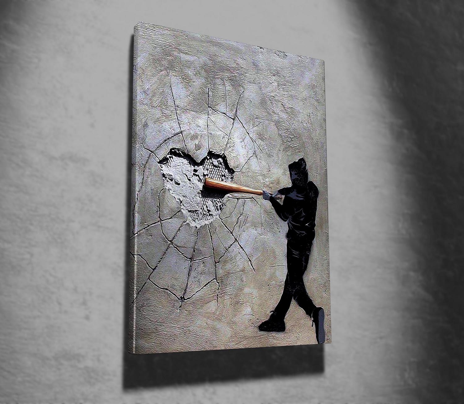 Erleben Sie die magische Anziehungskraft des WY45 (70 x 100) von Wallity. Dieses mehrfarbige Leinwandgemälde bringt Farbe und Kreativität in Ihr Zuhause.