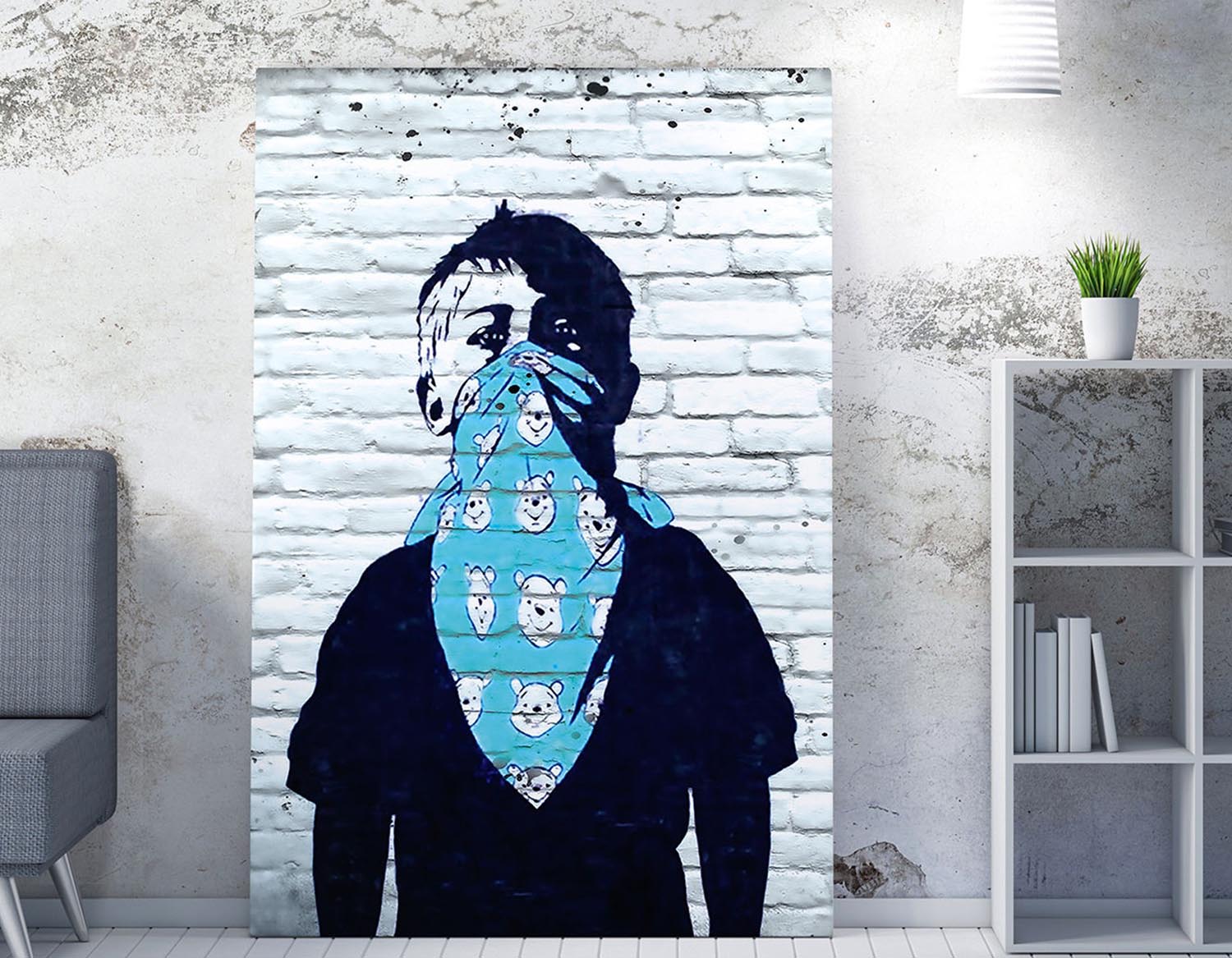 Entdecken Sie das beeindruckende gerahmte Kunstwerk WY124 (50 x 70) von Wallity. Bringen Sie Farbe und Inspiration in Ihr Zuhause!