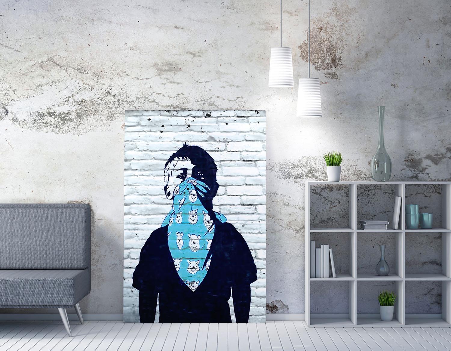 Verleihen Sie Ihrem Raum mit dem fesselnden Bild WY124 (50 x 70) von Wallity einen kreativen Akzent. Kunst, die inspiriert!