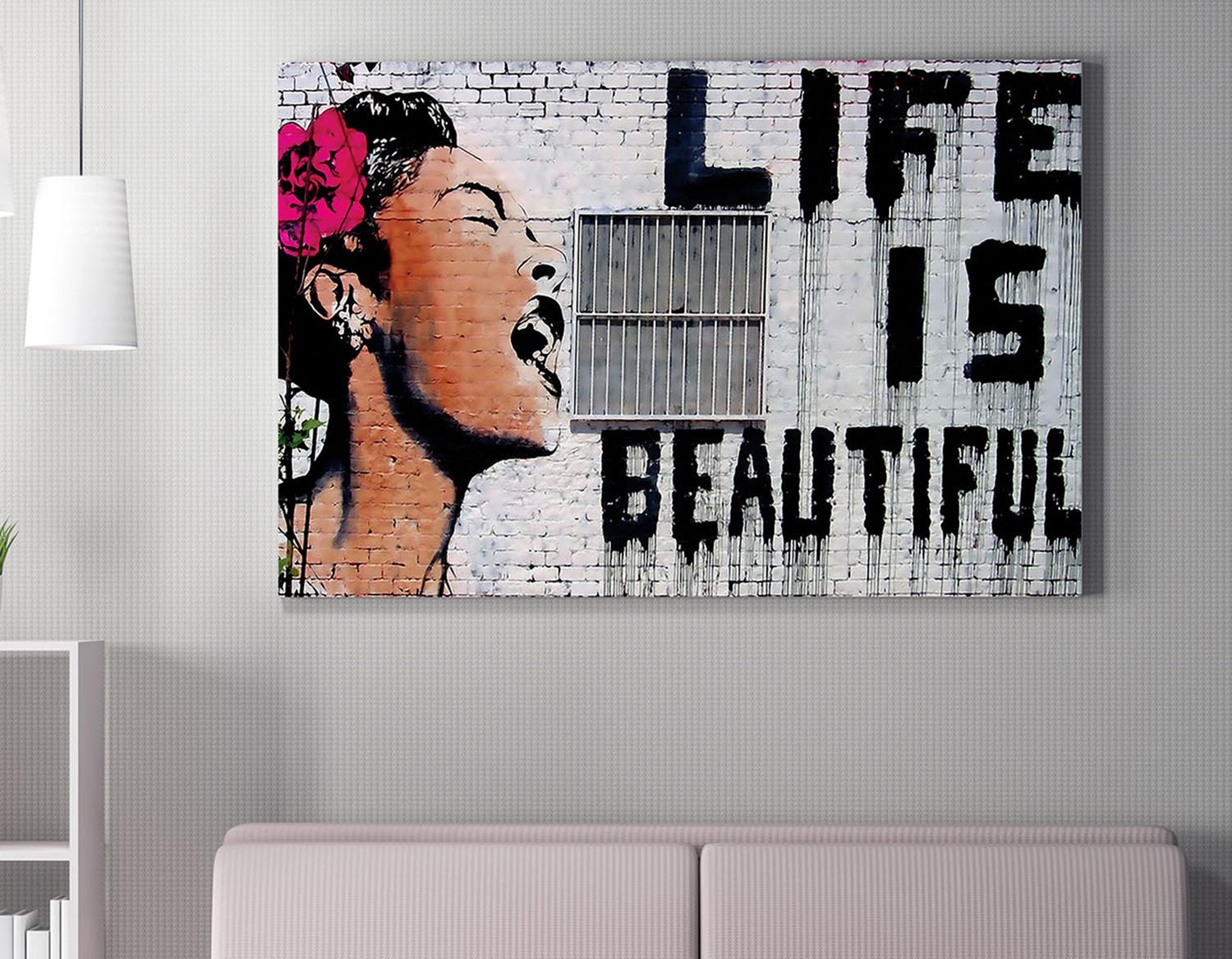 Entdecken Sie das beeindruckende gerahmte Leinwandbild WY132 (50 x 70) von Wallity. Bringen Sie Farbe und Kunst in Ihr Zuhause!