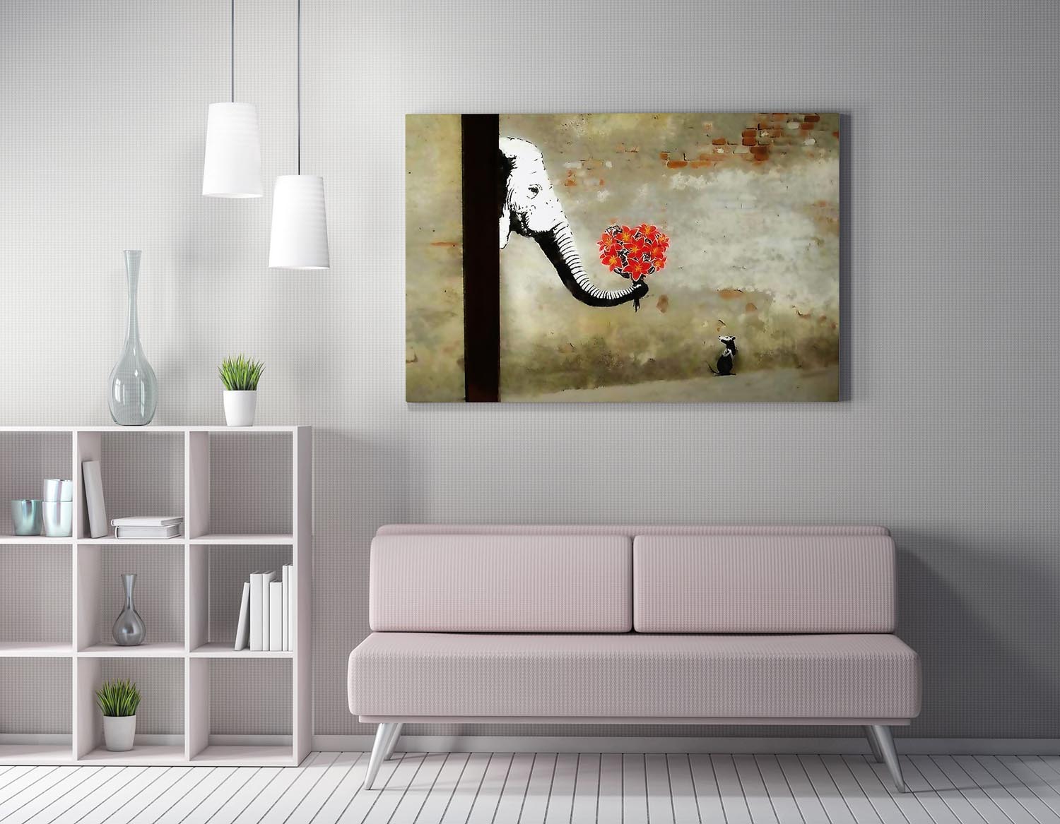 Erleben Sie das fesselnde gerahmte Kunstwerk WY116 (70 x 100) von Wallity. Ein emotionales Meisterwerk, das Ihre Wände zum Leben erweckt.