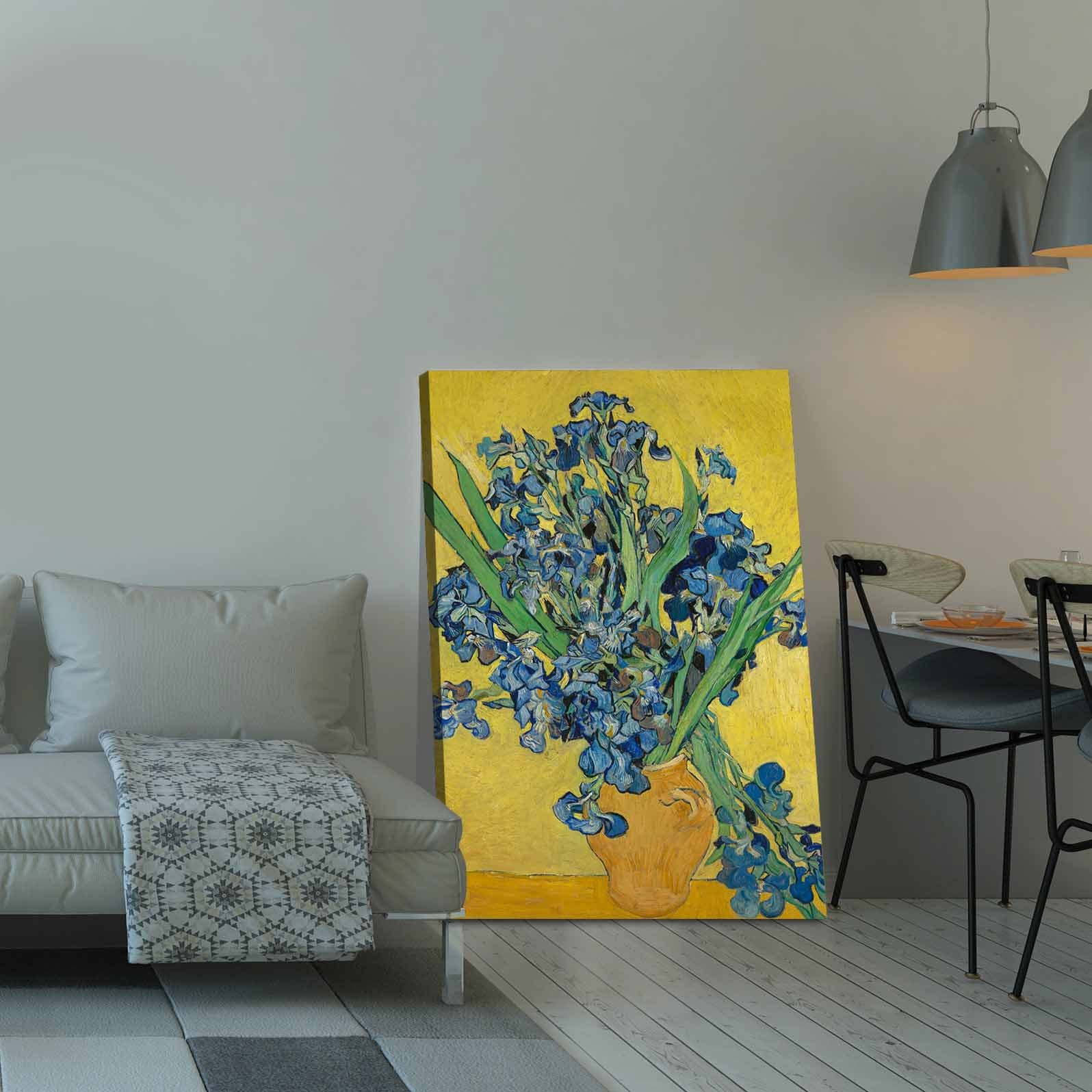 Entdecken Sie das beeindruckende Leinwandbild von Vincent van Gogh in Mehrfarbig. Perfekt für jeden Raum, bringt es Eleganz und Inspiration in Ihr Zuhause.