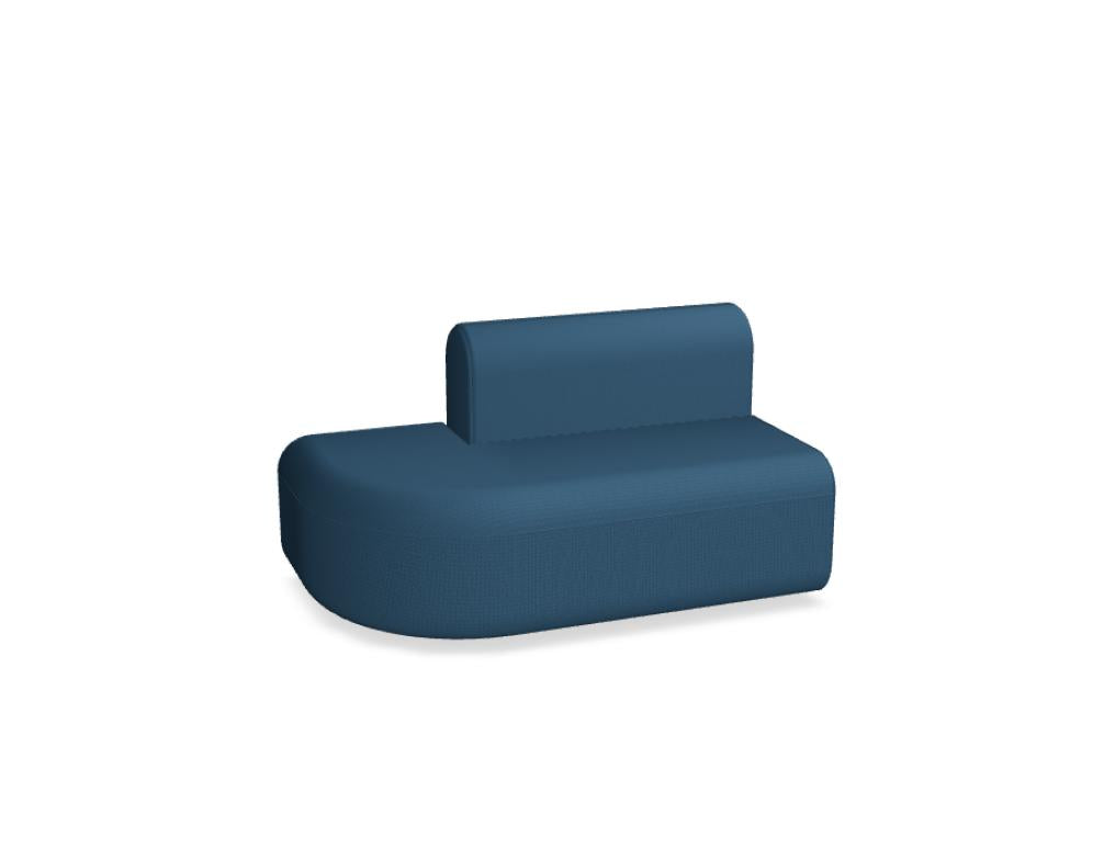Artiko AT101PW - Einzelelemente in Dunkeltürkis präsentiert im Onlineshop von KAQTU Design AG. Modulares Sofa ist von Mdd