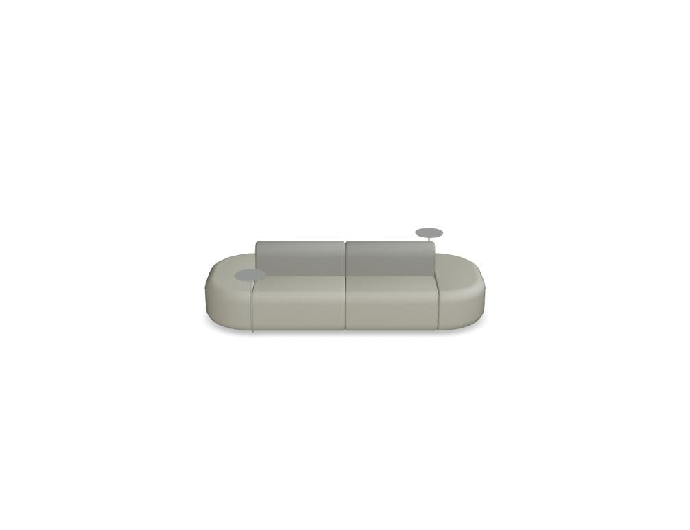 Artiko AT10 - doppelseitiges Sofa in Vanille präsentiert im Onlineshop von KAQTU Design AG. Sofa ist von Mdd