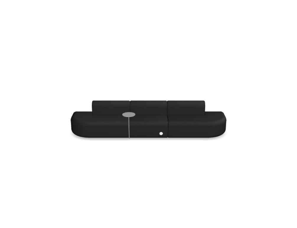 Artiko AT11 - Sofa in Vanille präsentiert im Onlineshop von KAQTU Design AG. 3er Sofa ist von Mdd