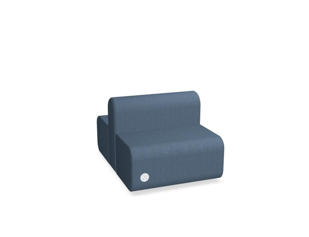 Artiko AT202W - Einzelelemente in Dunkeltürkis präsentiert im Onlineshop von KAQTU Design AG. Modulares Sofa ist von Mdd