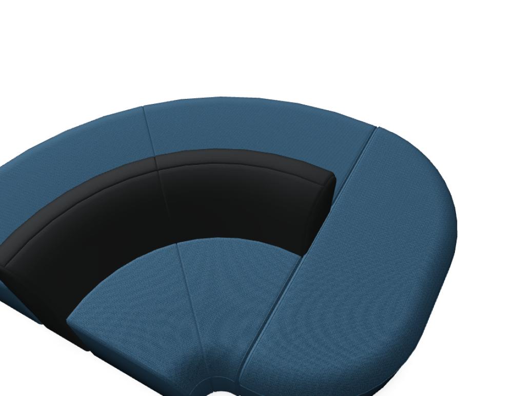 Artiko AT205 - doppelseitiges Sofa in Vanille präsentiert im Onlineshop von KAQTU Design AG. Modulares Sofa ist von Mdd