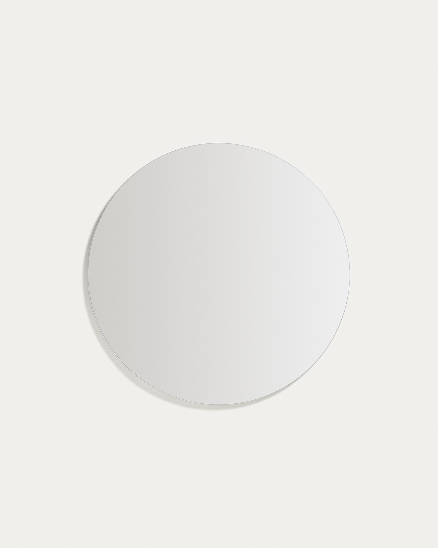 Runder Badezimmerspiegel Donia, Ø 60 cm in Transparent präsentiert im Onlineshop von KAQTU Design AG. Badzubehör ist von Kave Home