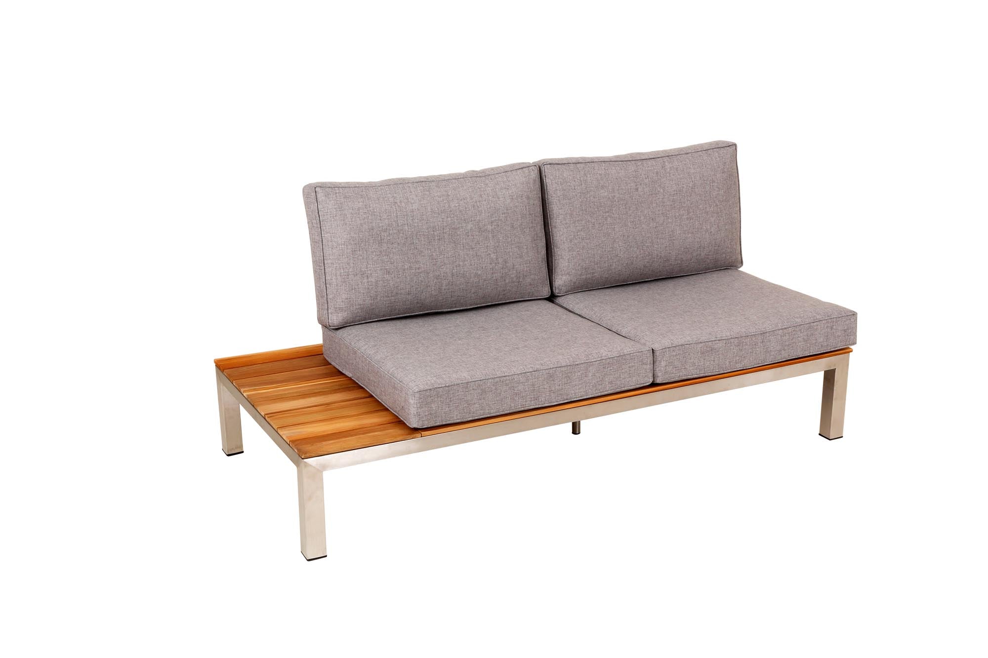 Sofaelement links/rechts Verona in Teak präsentiert im Onlineshop von KAQTU Design AG. Lounge Sofa ist von Be Garden