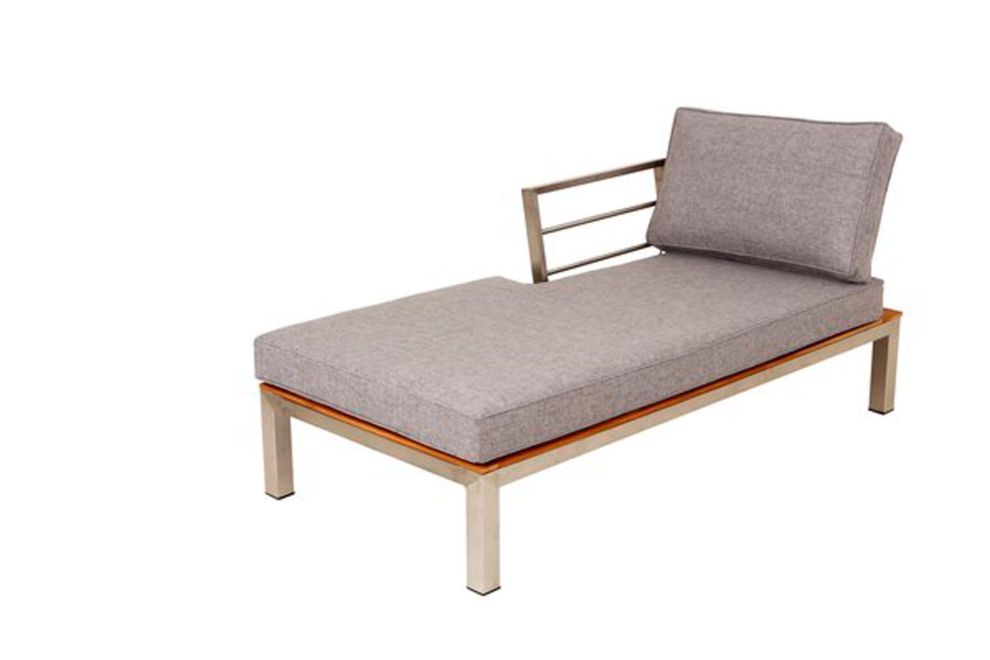 Loungelement links/rechts Verona in Teak präsentiert im Onlineshop von KAQTU Design AG. Lounge Sofa ist von Be Garden