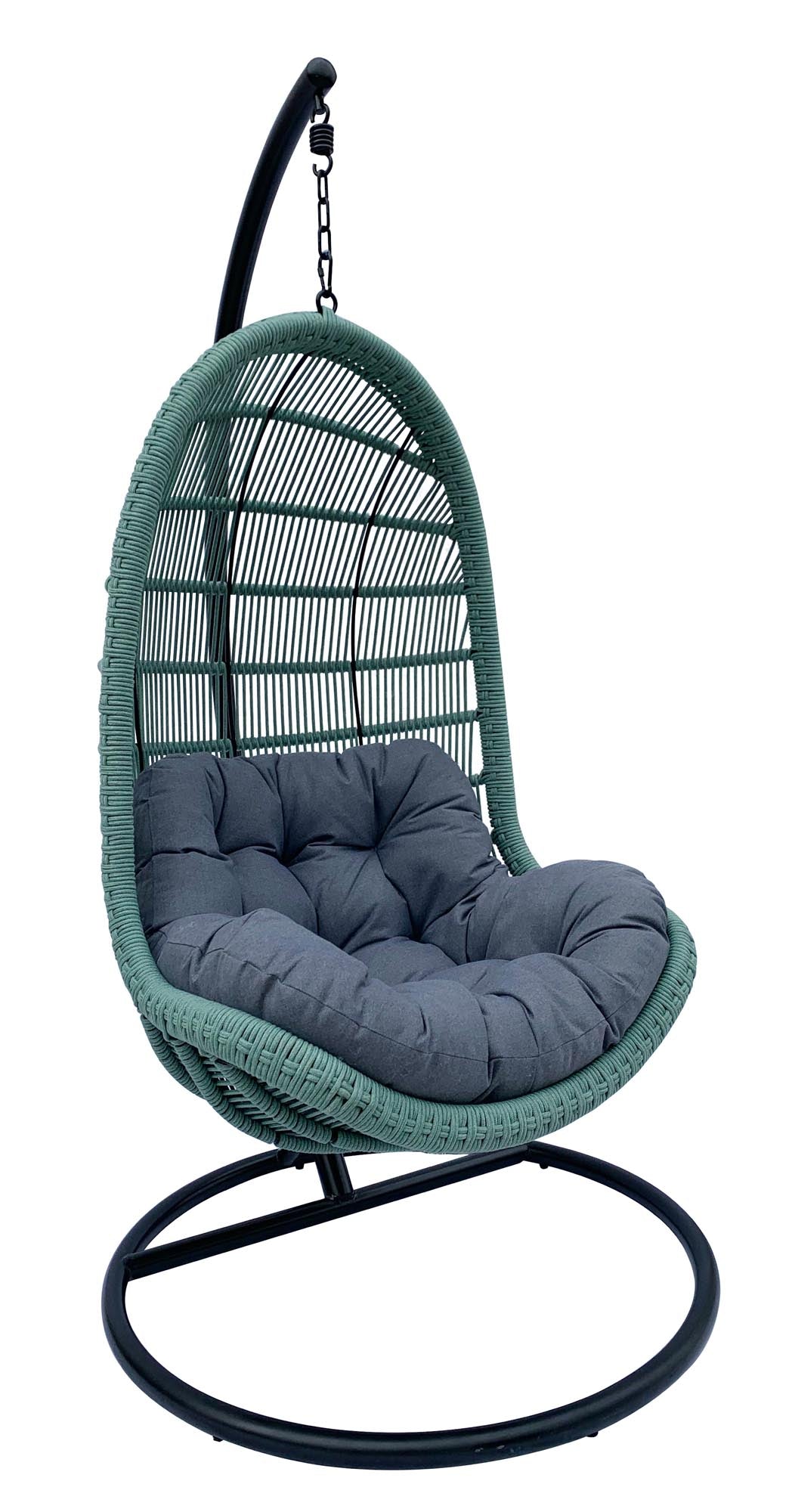 Hängeschaukel Xenia in Grün präsentiert im Onlineshop von KAQTU Design AG. Hängesessel ist von Be Garden