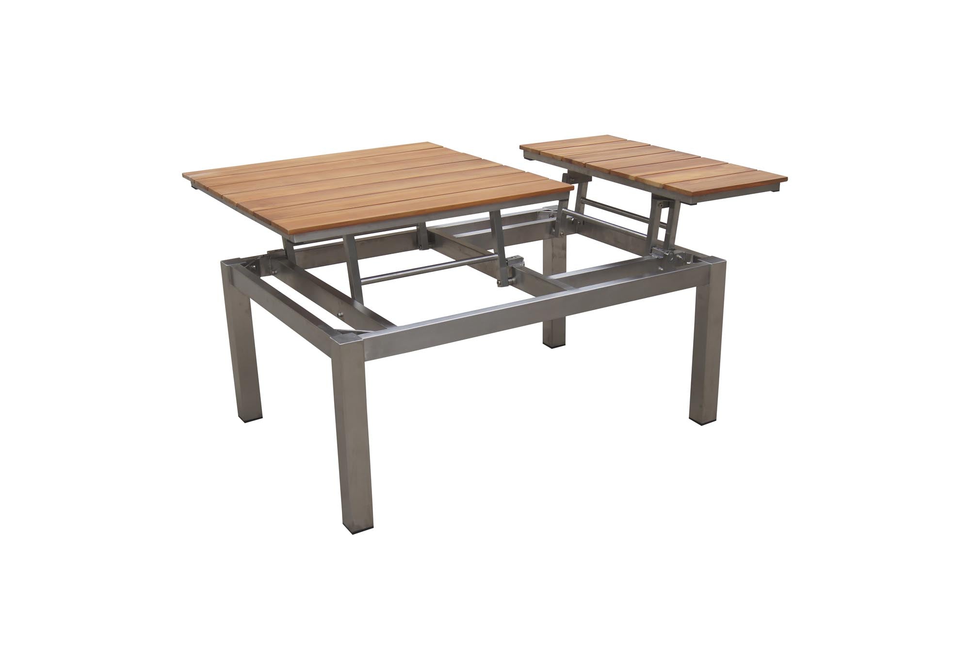 Moderner Loungetisch Verona von Be Garden aus hochwertigem Teakholz, perfekt für stilvolle Outdoor-Entspannung und gesellige Runden.