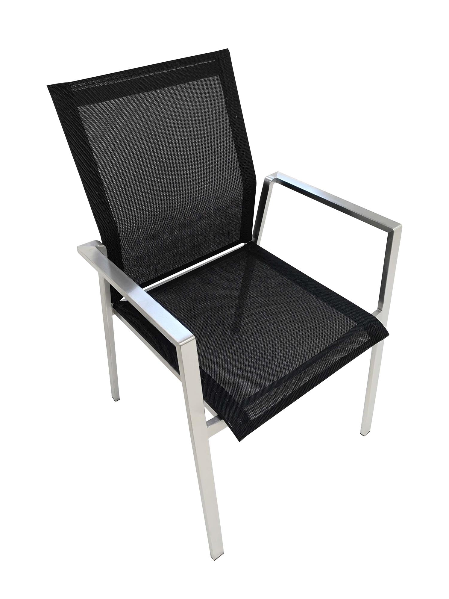 Gartenstuhl Turin in Schwarz präsentiert im Onlineshop von KAQTU Design AG. Gartenstuhl ist von Be Garden