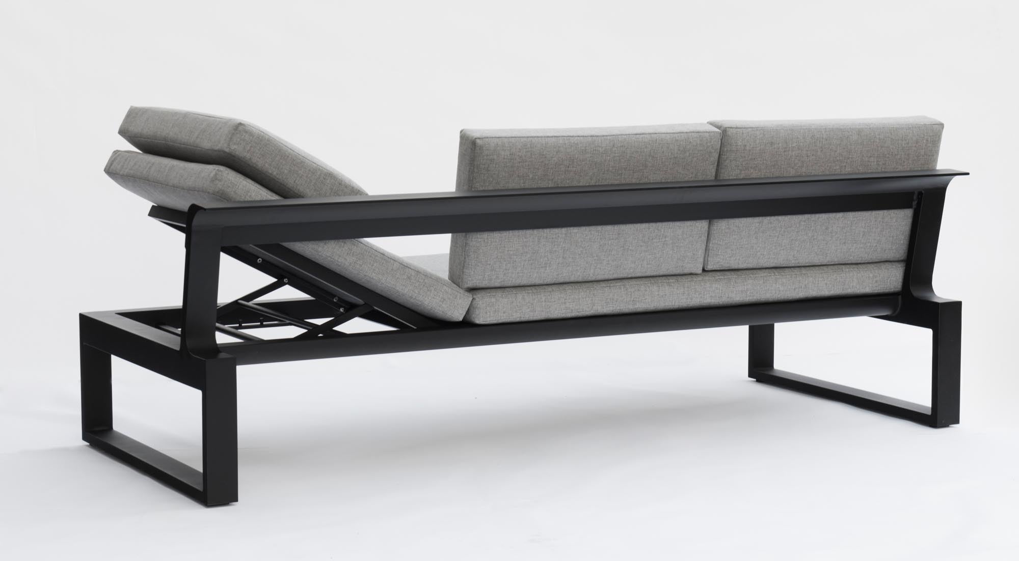 Stylisches Gartensofa/Sonnenliege Florida von Be Garden, ideal für gemütliche Stunden im Garten, vereint Komfort und modernes Flair.