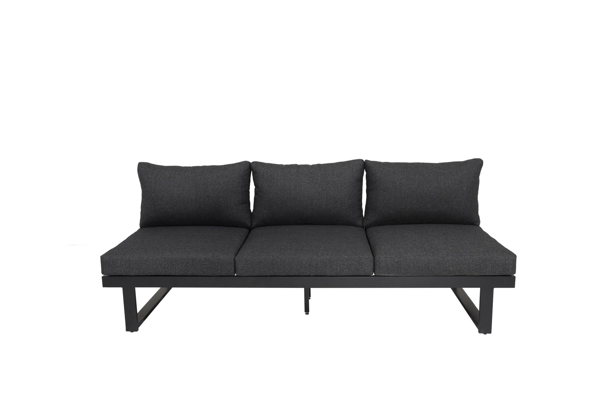 Modernes Gartensofa Vario aus hochwertigem Akazienholz, perfekt für gemütliche Stunden im Garten oder auf der Terrasse.