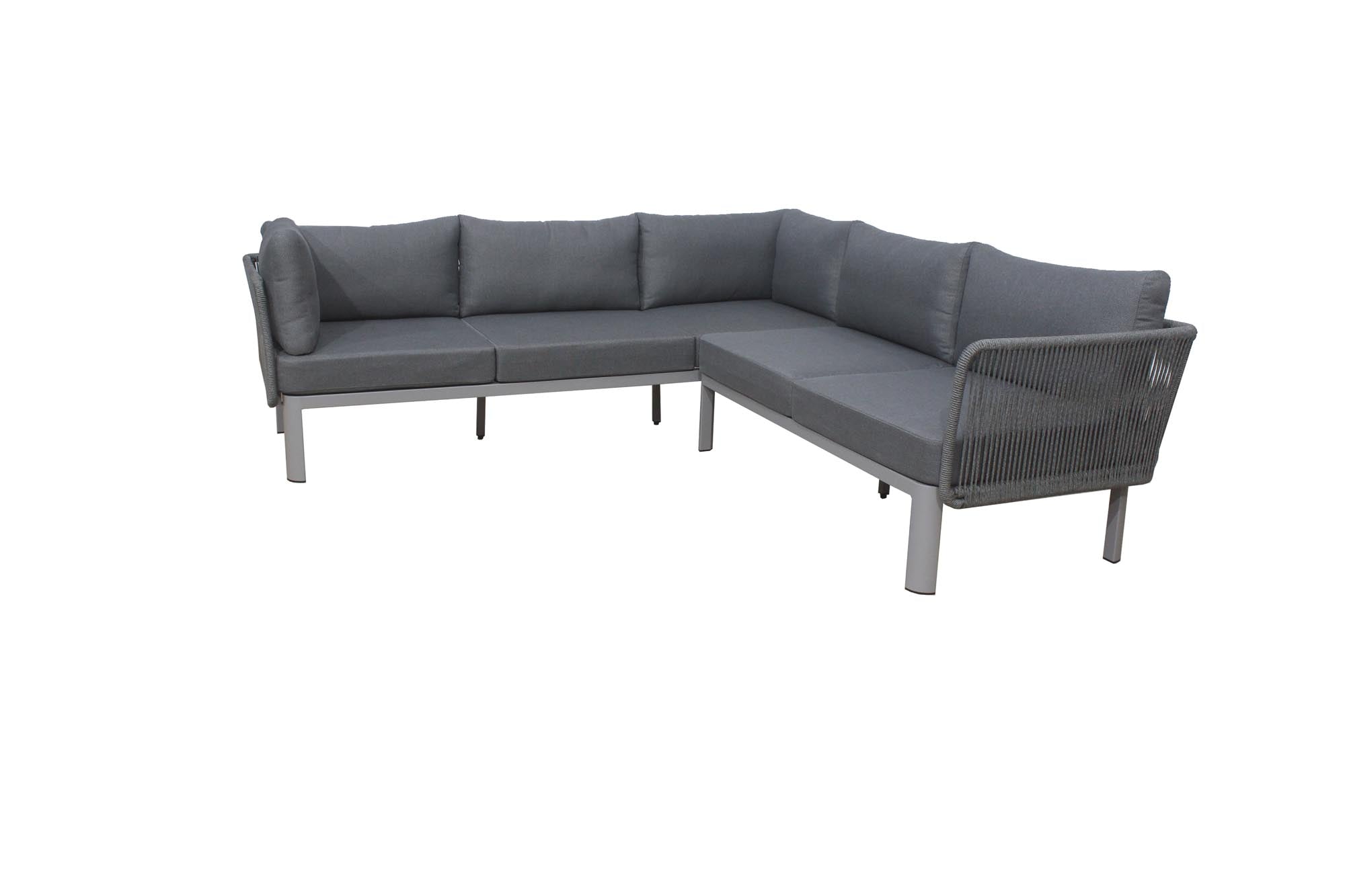 Modernes 3er Sofa Madrid von Be Garden, gefertigt aus hochwertigem Akazienholz, perfekt für gemütliche Lounge-Bereiche.