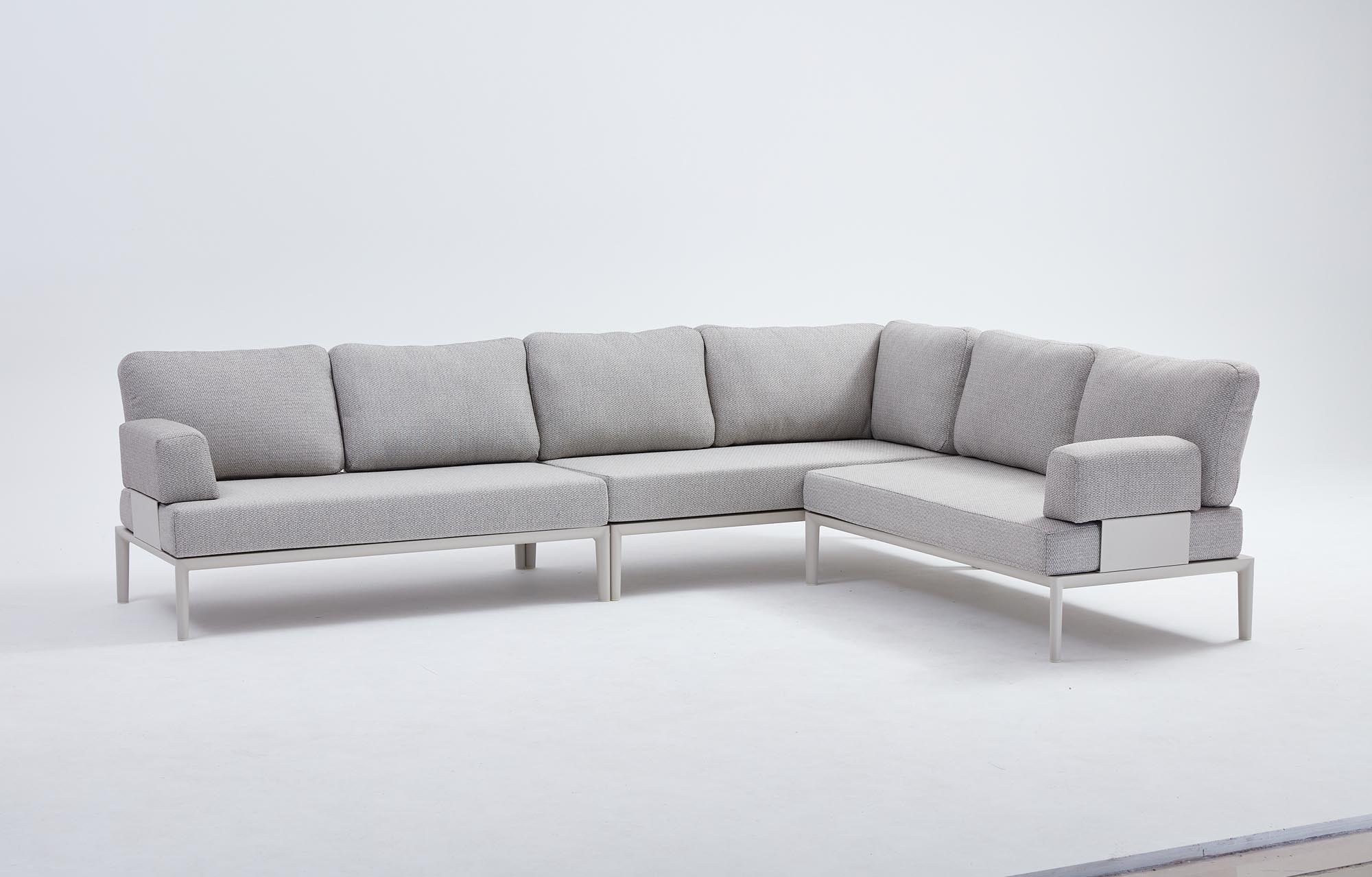 Modernes 2-Sitzer Lounge Sofa Fiore von Be Garden, ideal für entspannte Stunden im Garten oder auf der Terrasse.