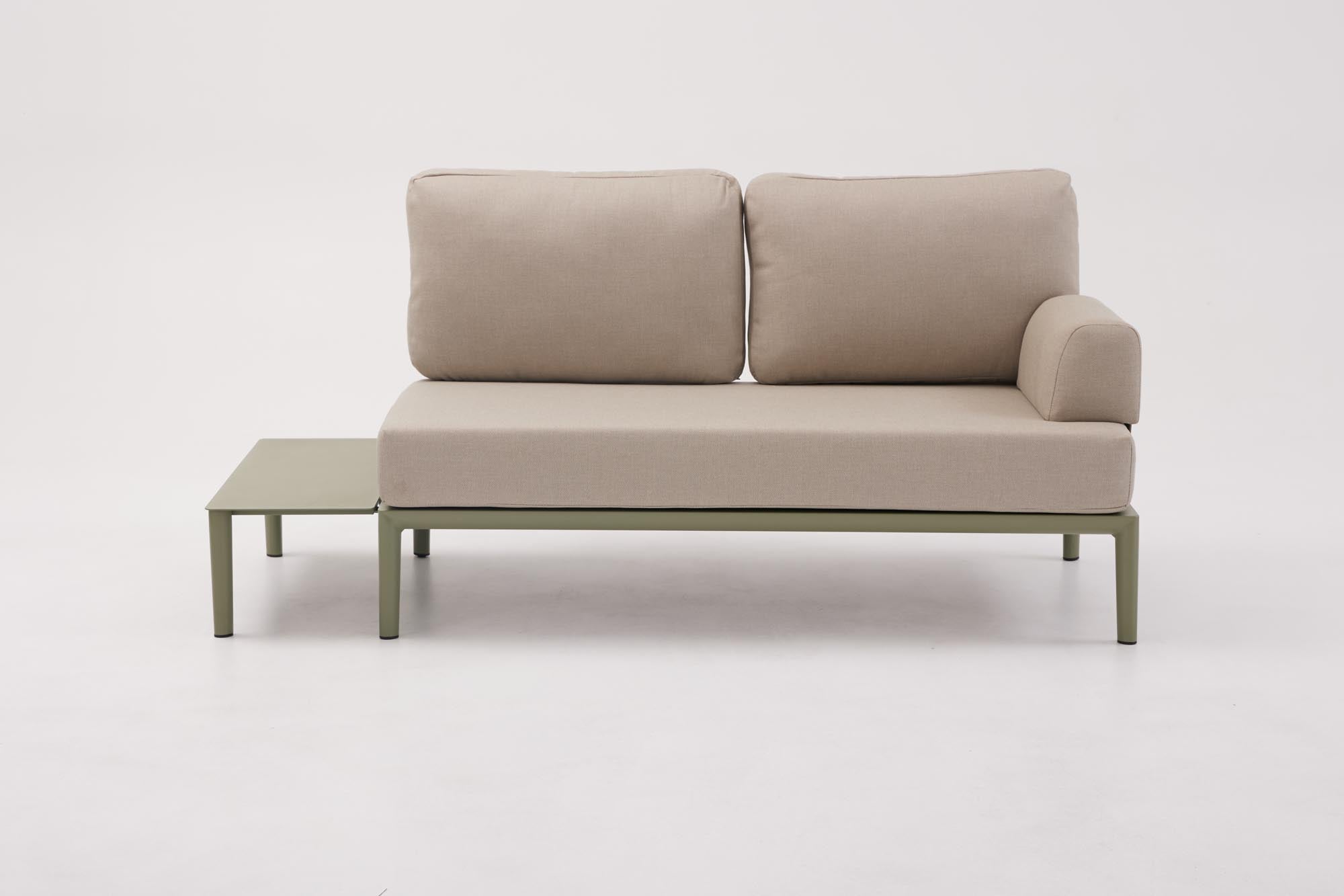 Beistelltisch Fiore 74x32x25.5 cm in Oliv-Grün präsentiert im Onlineshop von KAQTU Design AG. Beistelltisch Outdoor ist von Be Garden