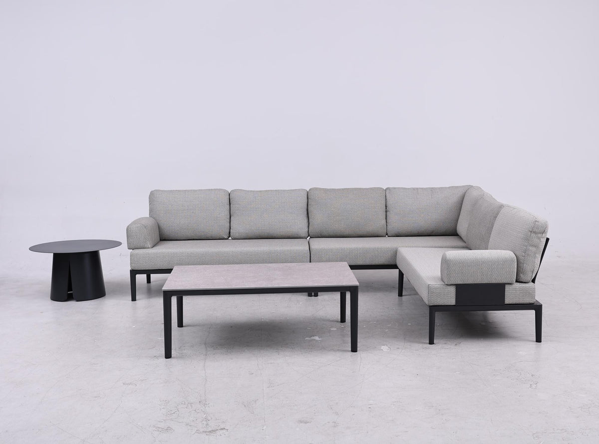 Couchtisch Fiore, Ø70 cm x 42 cm in Anthrazit präsentiert im Onlineshop von KAQTU Design AG. Loungetisch ist von Be Garden