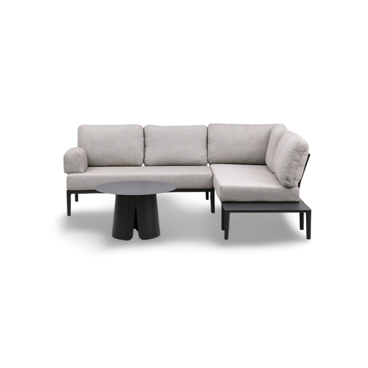 Couchtisch Fiore, Ø70 cm x 42 cm in Anthrazit präsentiert im Onlineshop von KAQTU Design AG. Loungetisch ist von Be Garden