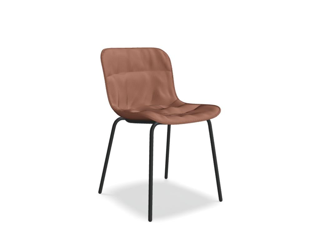 Baltic 2 Soft Duo BLK5P1 - Stuhl 4-Bein-Gestell in präsentiert im Onlineshop von KAQTU Design AG. Stuhl ist von Mdd