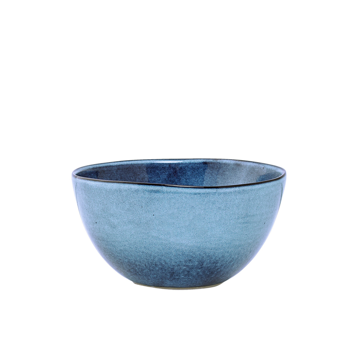 Sandrine Schale, Blau, Steingut in Blue präsentiert im Onlineshop von KAQTU Design AG. Schale ist von Bloomingville