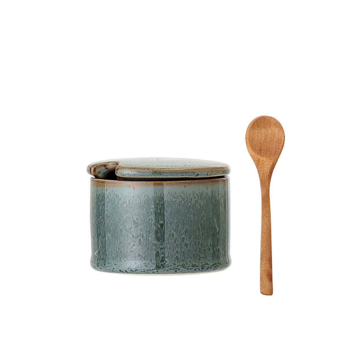 Pixie Serving Saucepan w/Handle, Grün, Steingut in Green präsentiert im Onlineshop von KAQTU Design AG. Kanne ist von Bloomingville