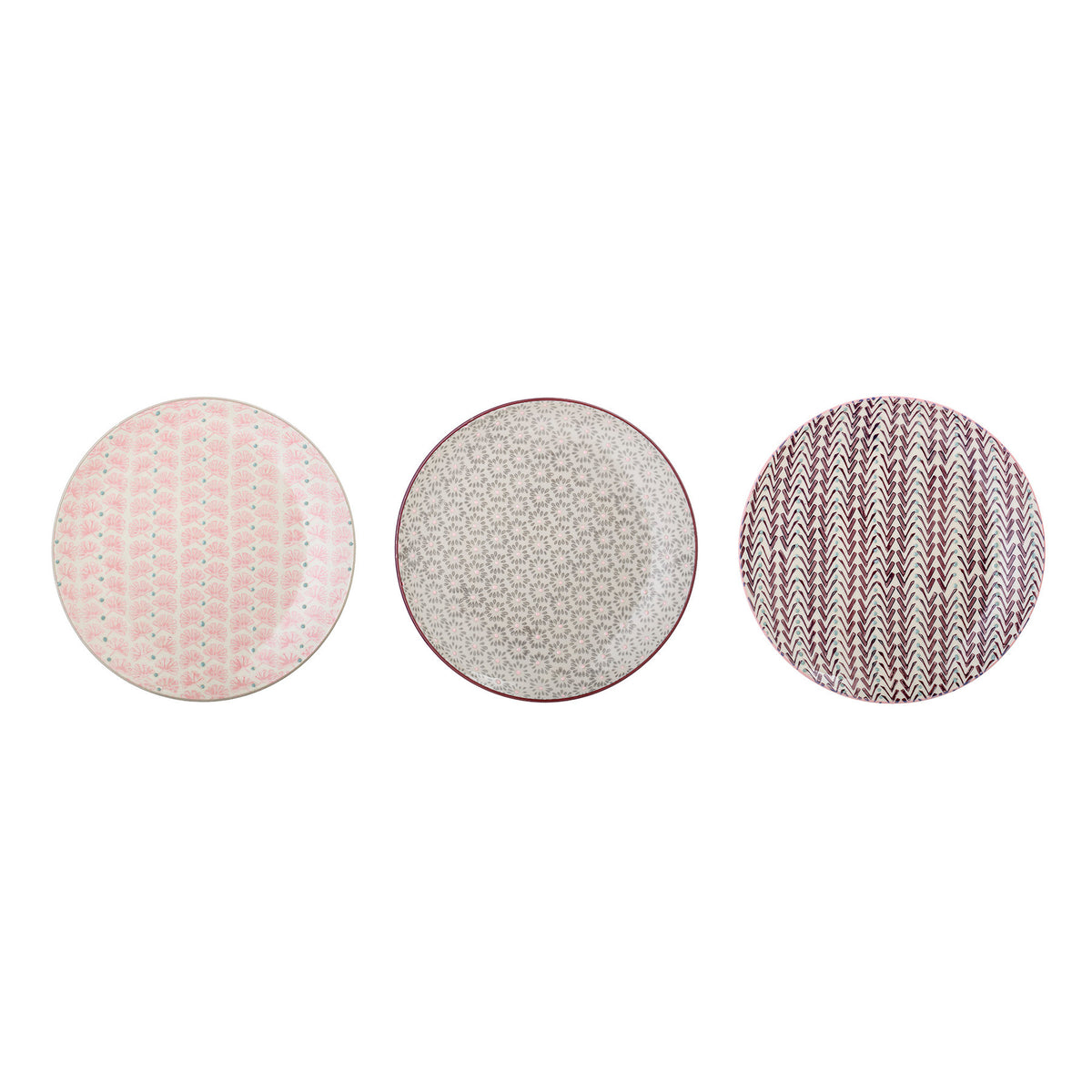 Maya Teller, Violett, Steingut in Purple präsentiert im Onlineshop von KAQTU Design AG. Teller ist von Bloomingville