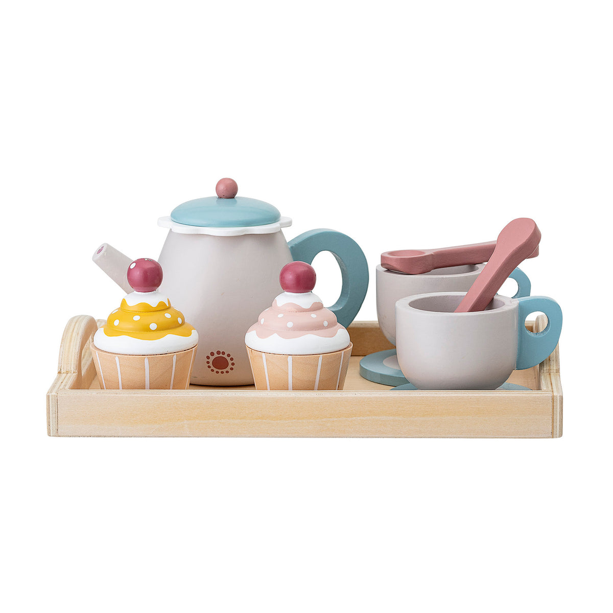 Gentrim Spielset, Lebensmittel, Grau, Sperrholz in Grey präsentiert im Onlineshop von KAQTU Design AG. Spiele Kids ist von Bloomingville Mini