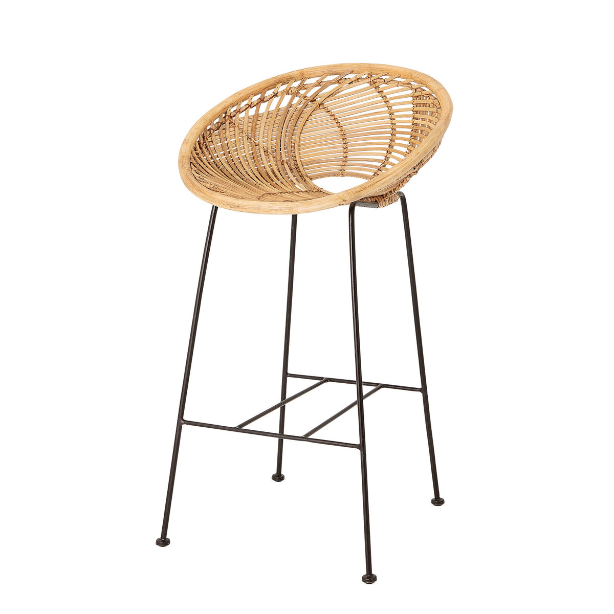 Yonne Barstuhl, Natur, Rattan in Natur präsentiert im Onlineshop von KAQTU Design AG. Barstuhl ist von Bloomingville